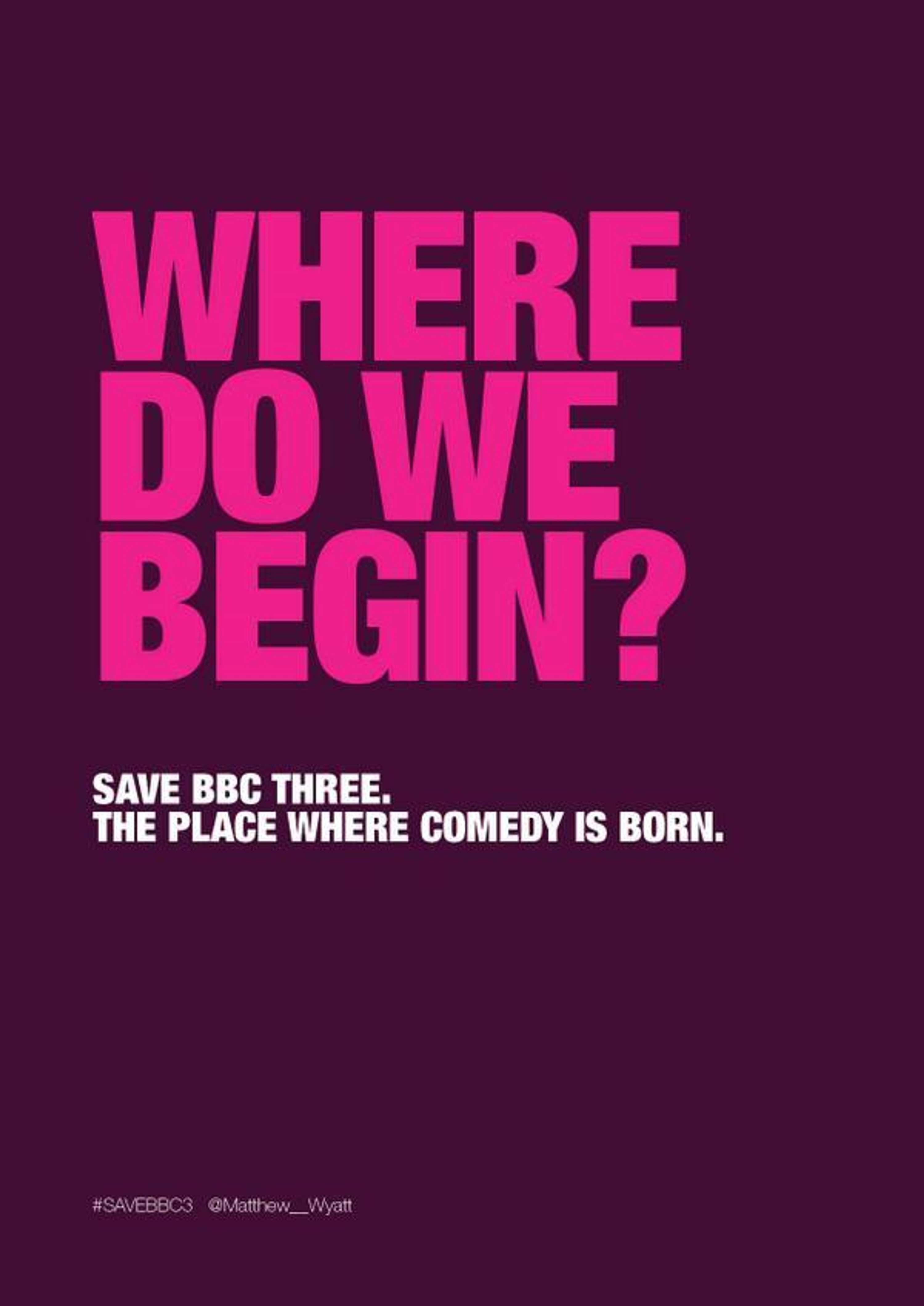 SAVE BBC3 CAMPAIGN by One Minute Briefs