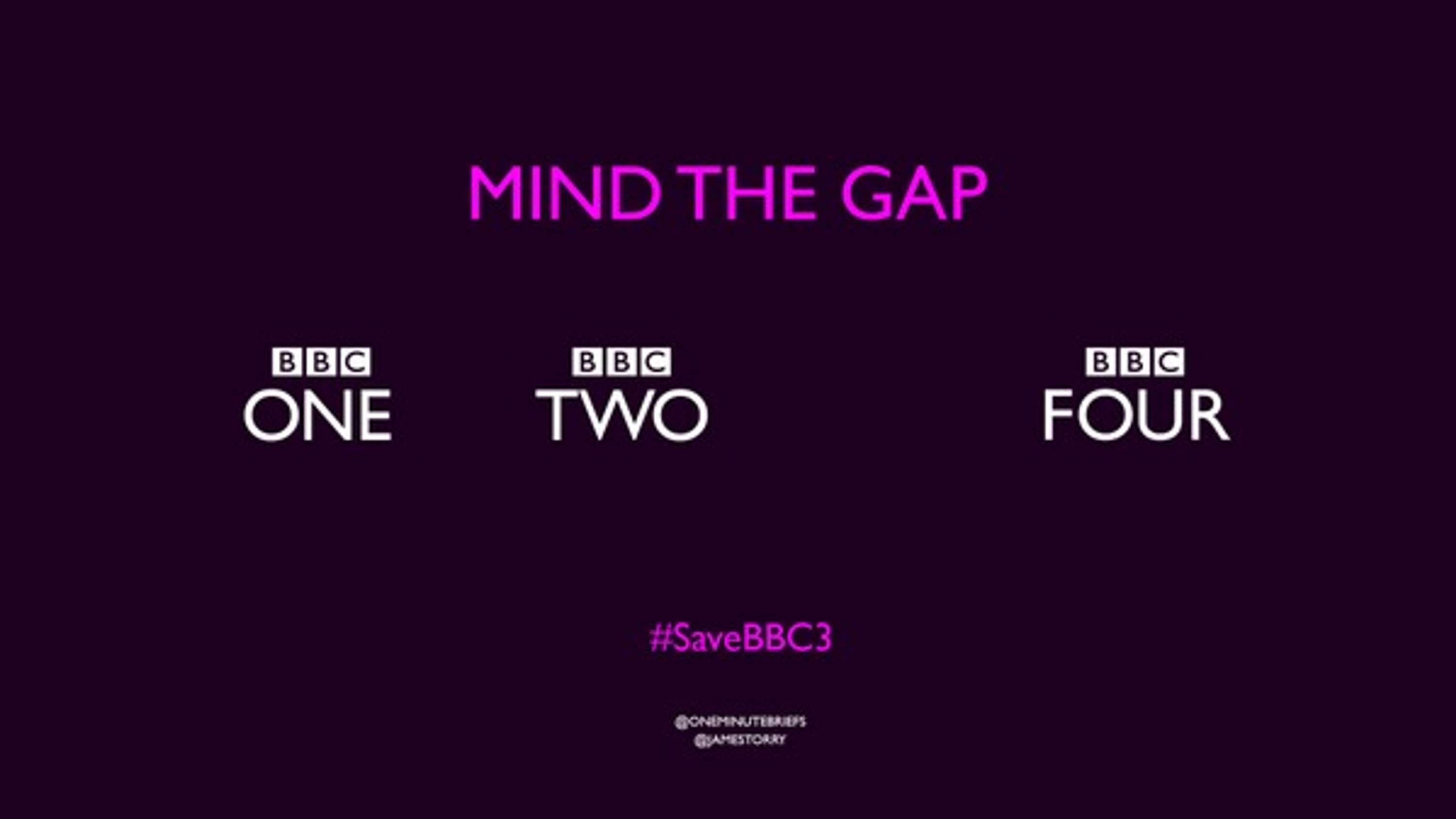 SAVE BBC3 CAMPAIGN by One Minute Briefs