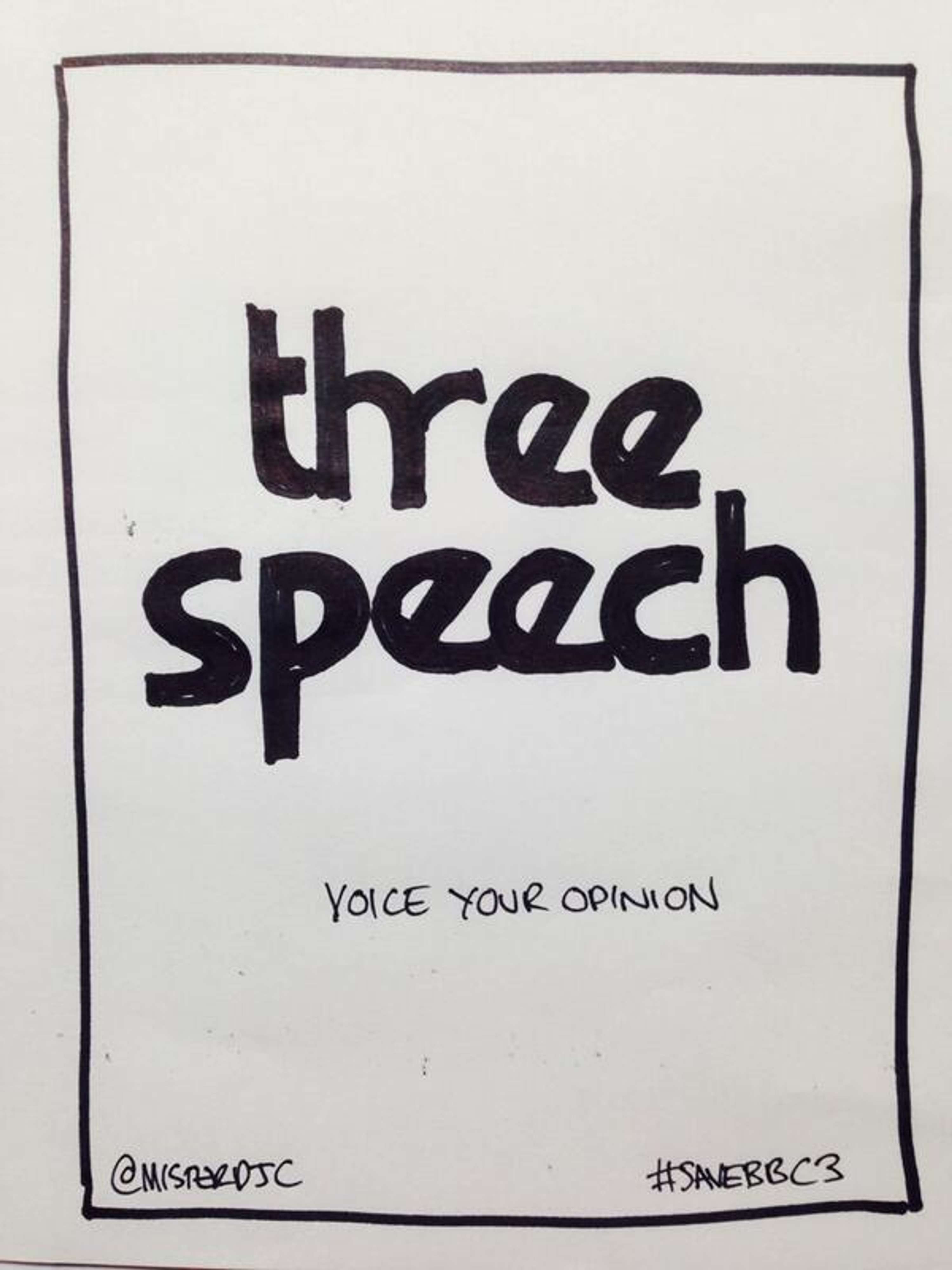 SAVE BBC3 CAMPAIGN by One Minute Briefs