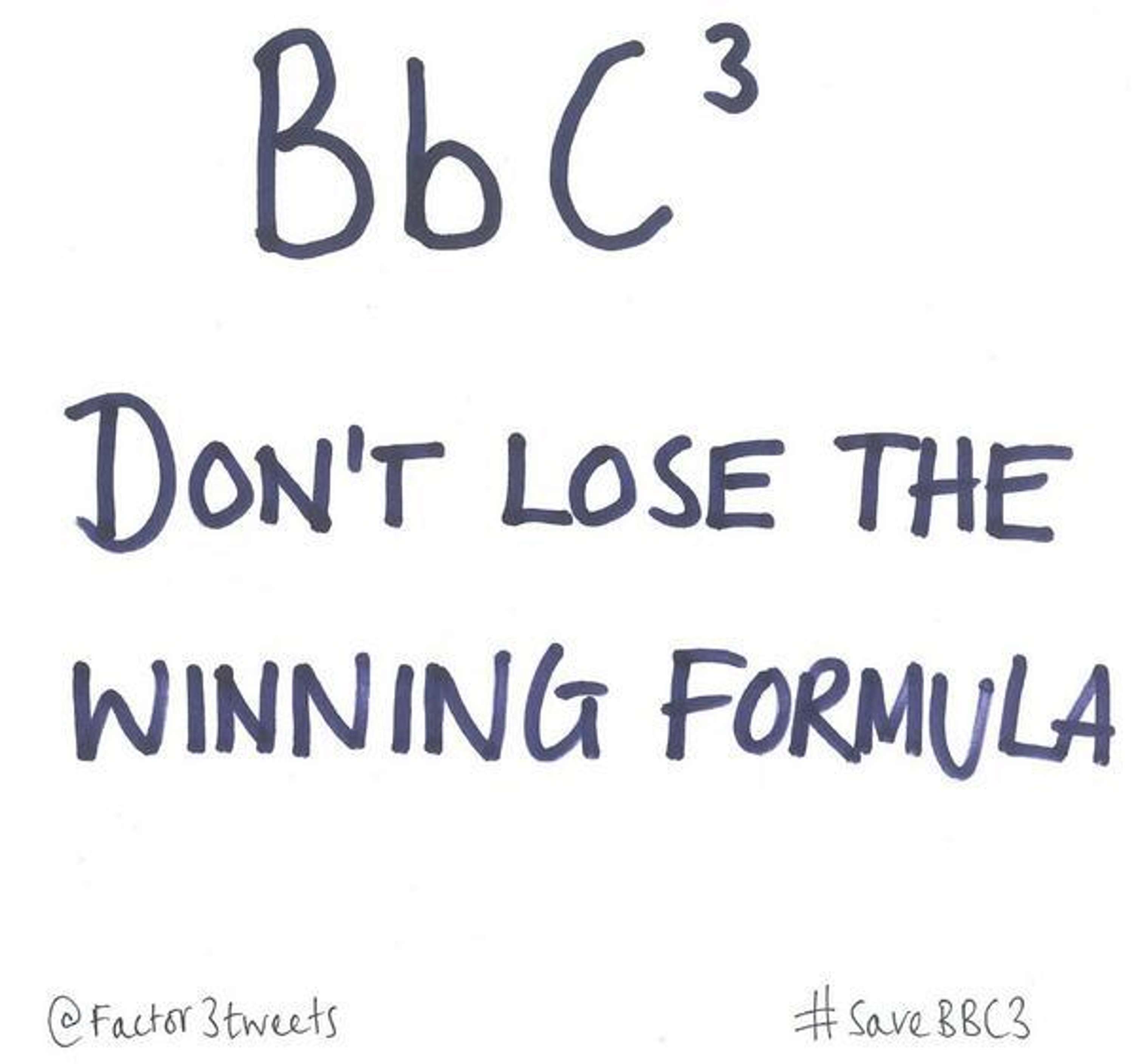 SAVE BBC3 CAMPAIGN by One Minute Briefs