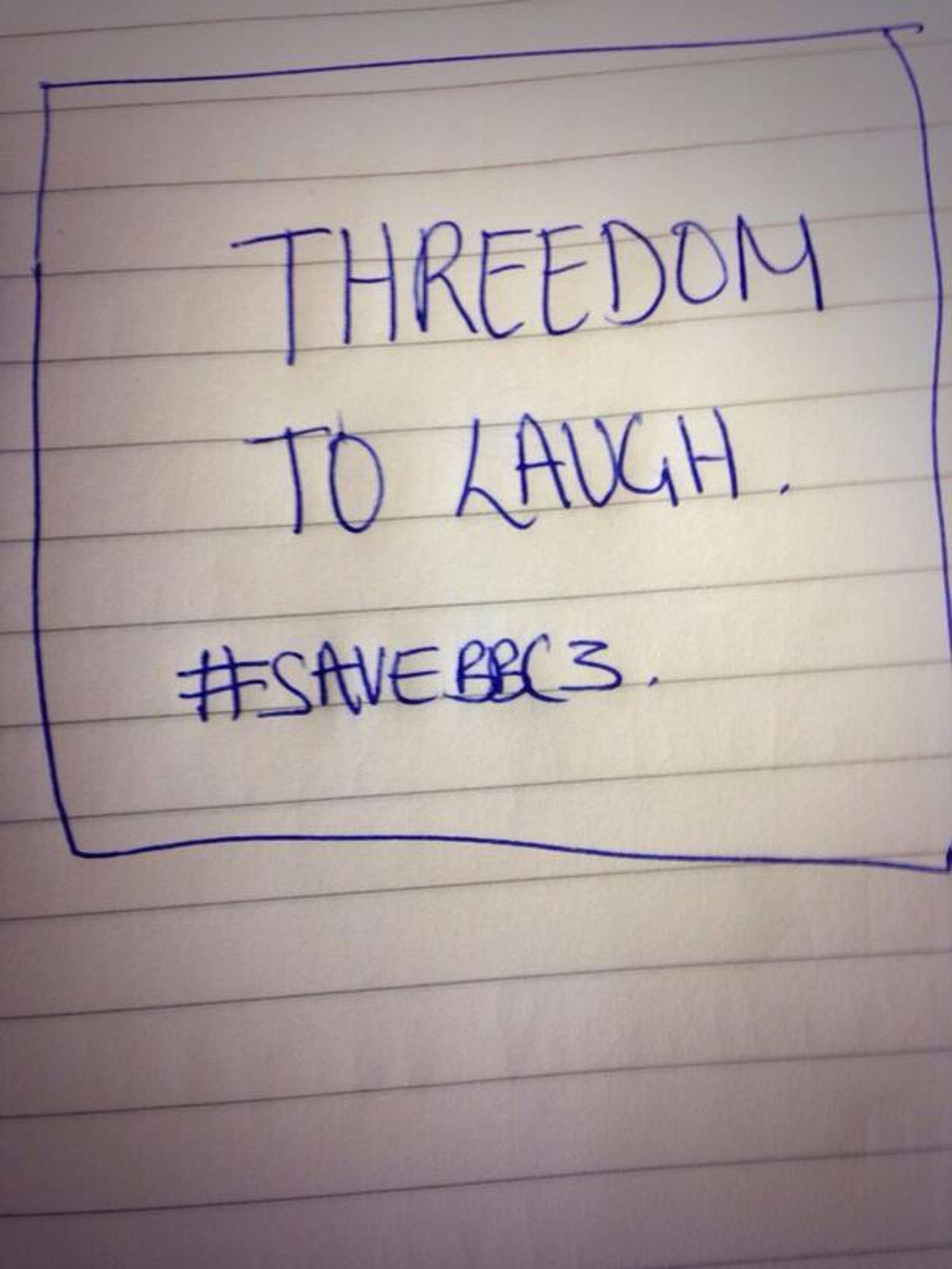 SAVE BBC3 CAMPAIGN by One Minute Briefs