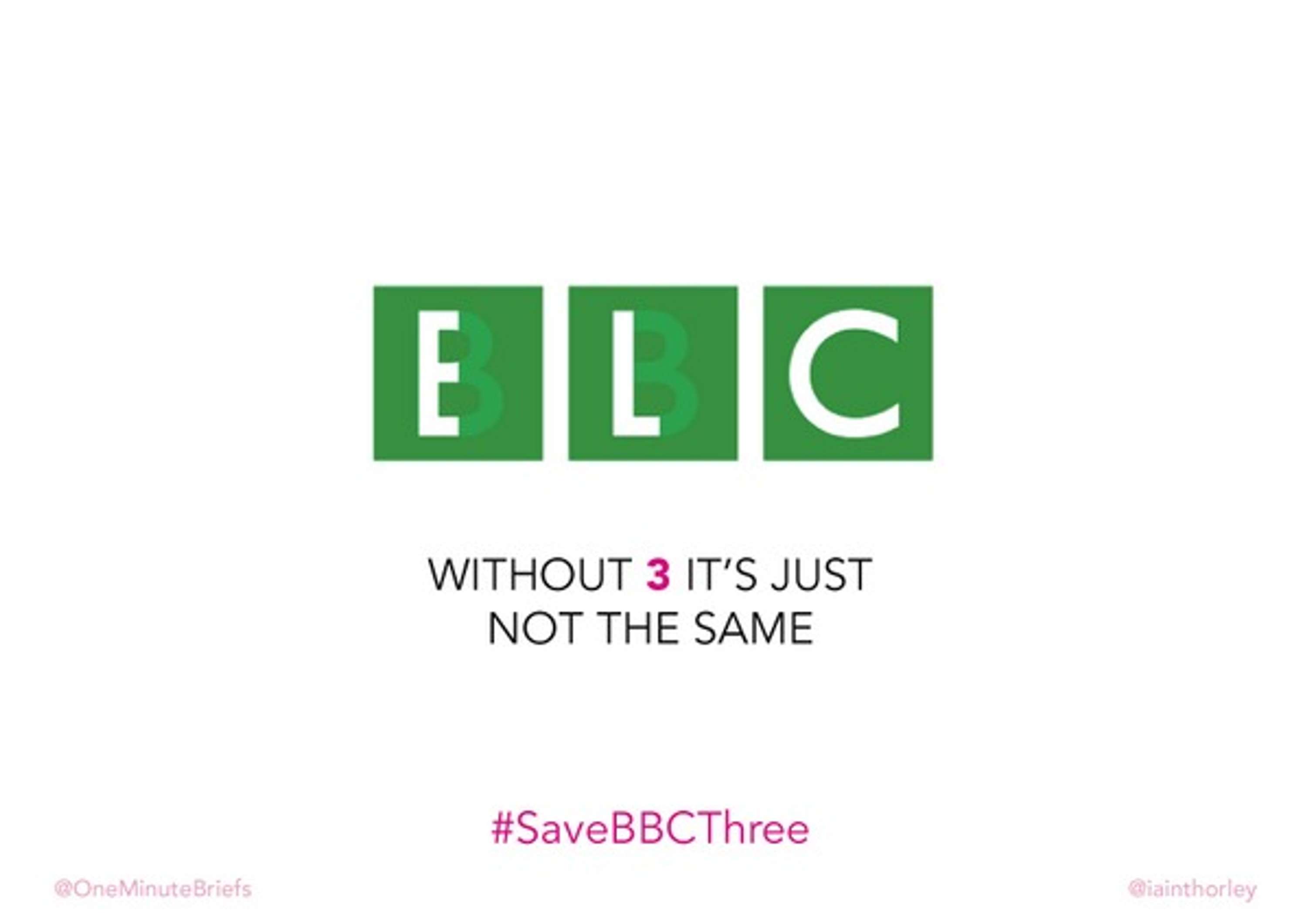 SAVE BBC3 CAMPAIGN by One Minute Briefs