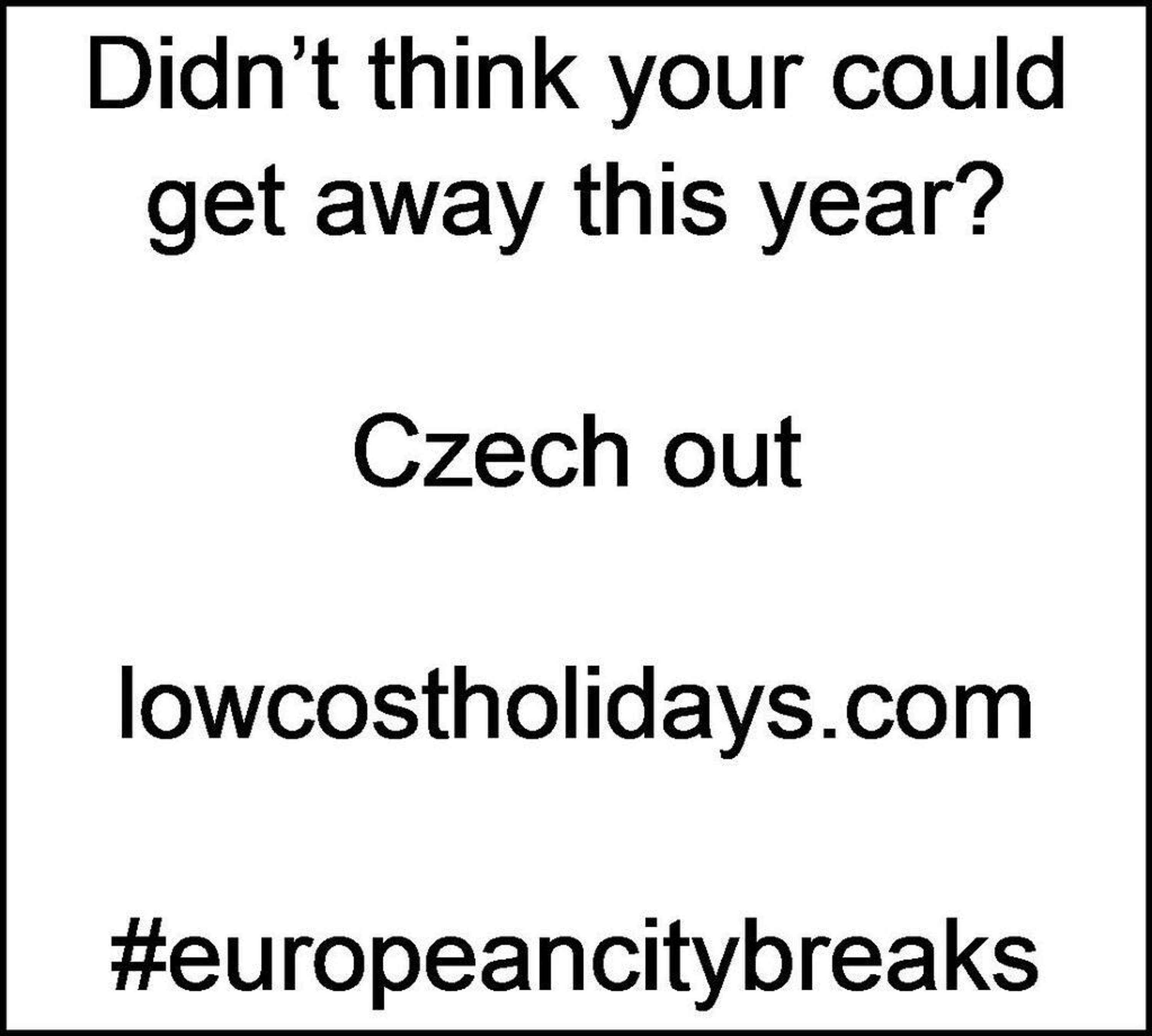 Advertise lowcostholidays.com by One Minute Briefs