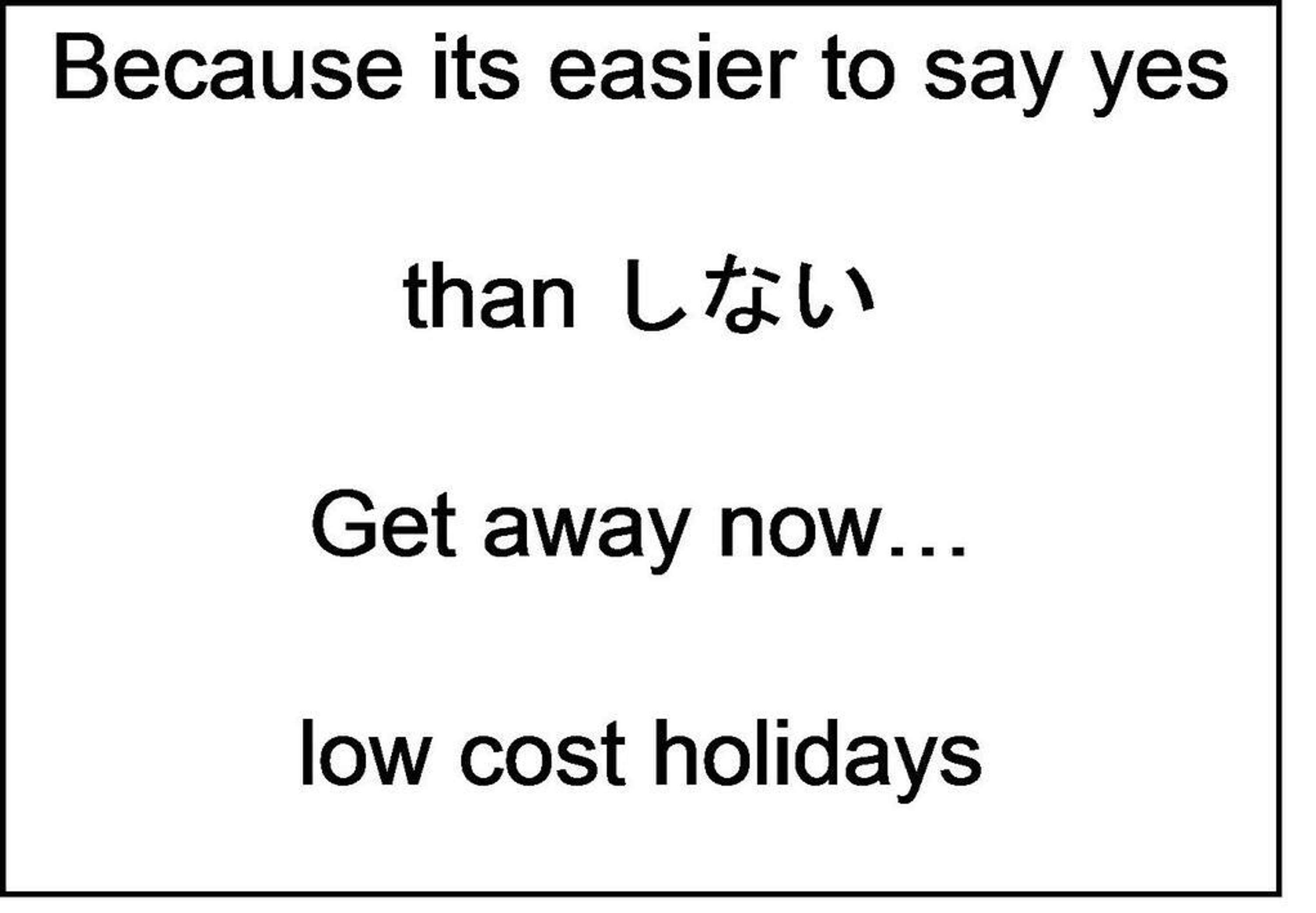 Advertise lowcostholidays.com by One Minute Briefs