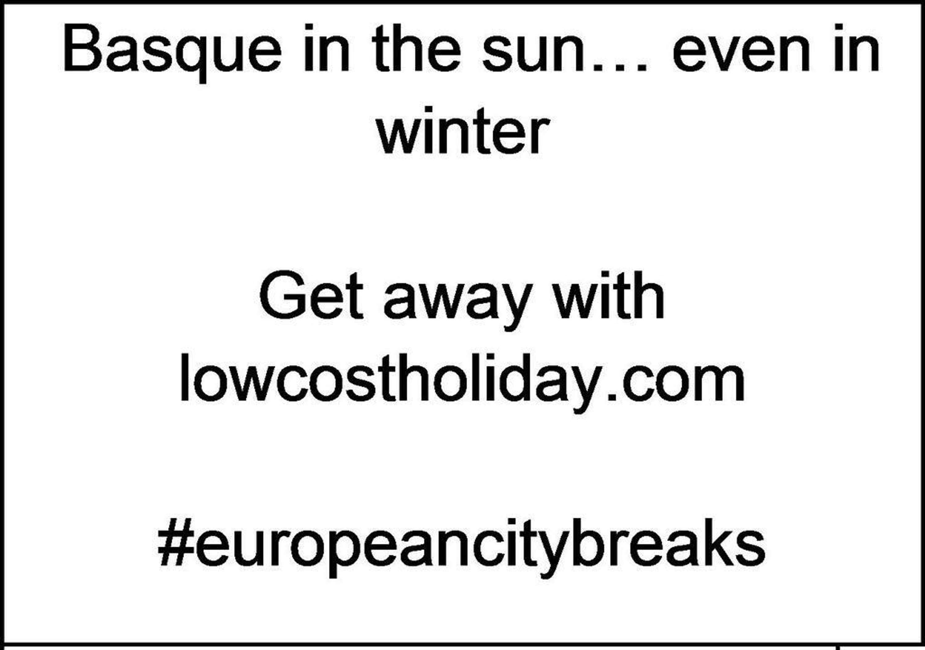 Advertise lowcostholidays.com by One Minute Briefs