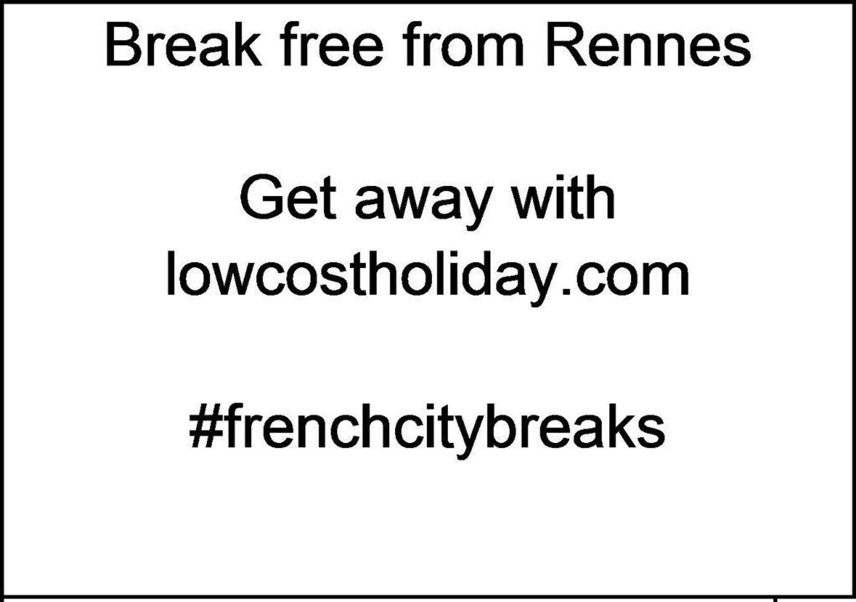 Advertise lowcostholidays.com by One Minute Briefs