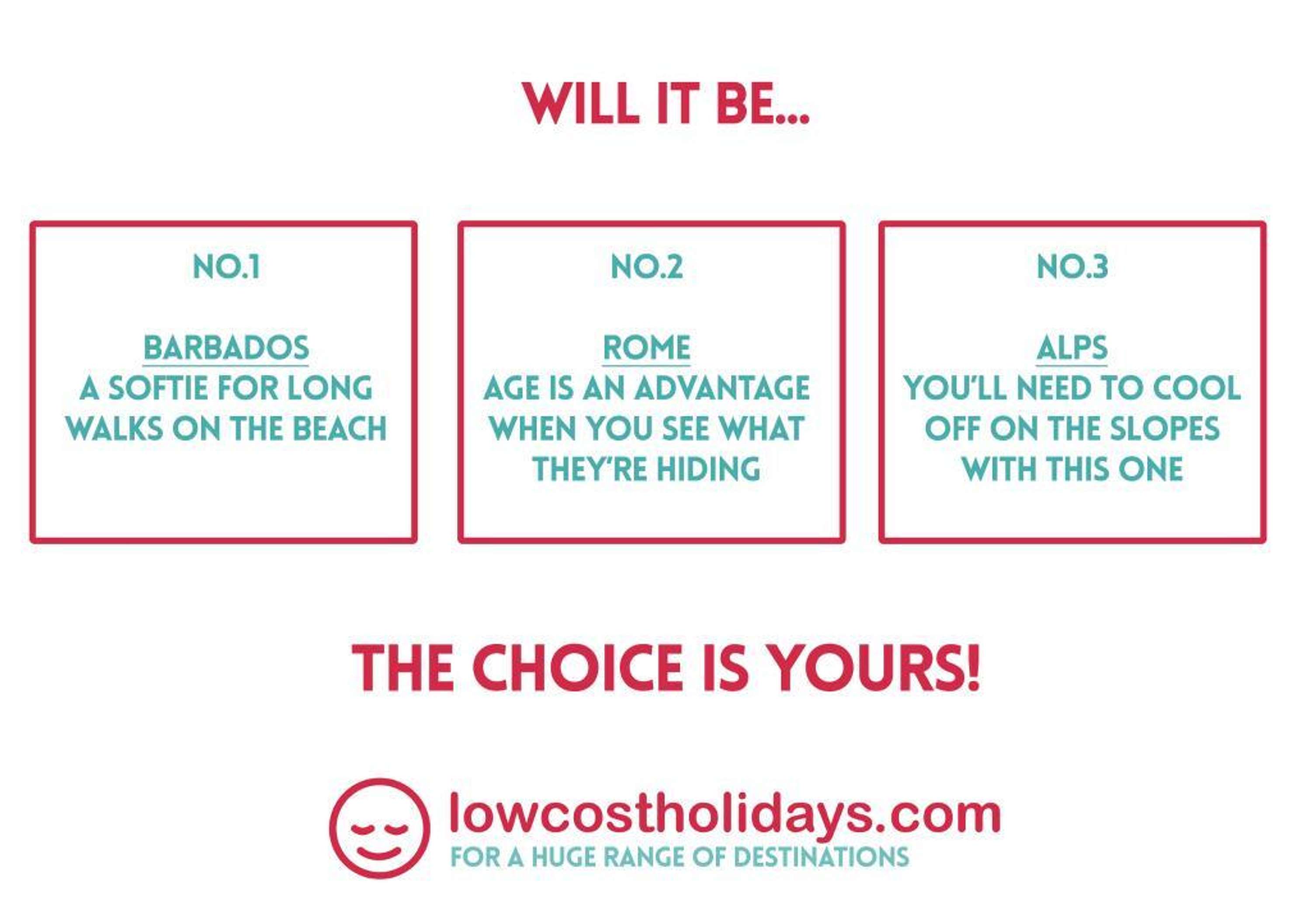 Advertise lowcostholidays.com by One Minute Briefs