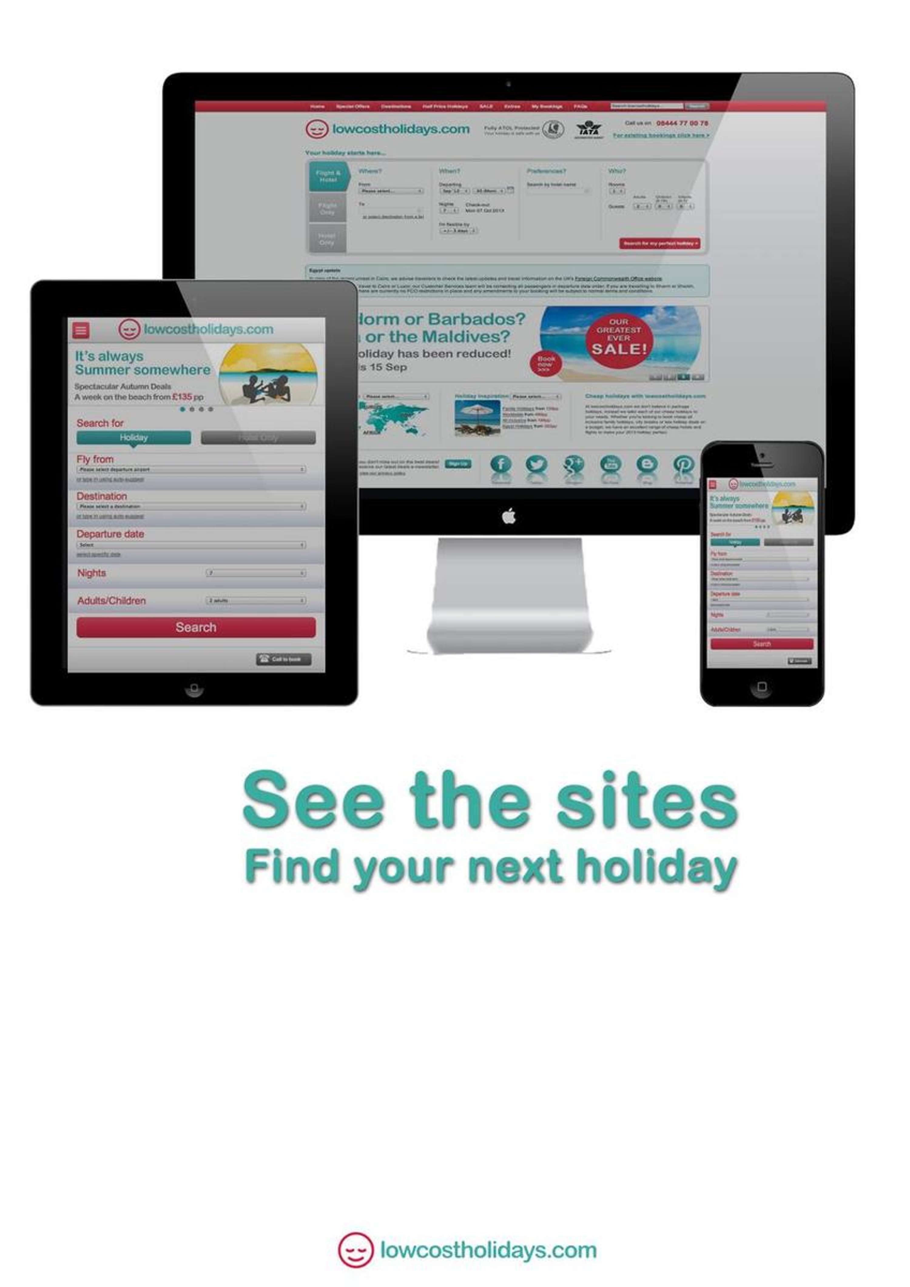 Advertise lowcostholidays.com by One Minute Briefs