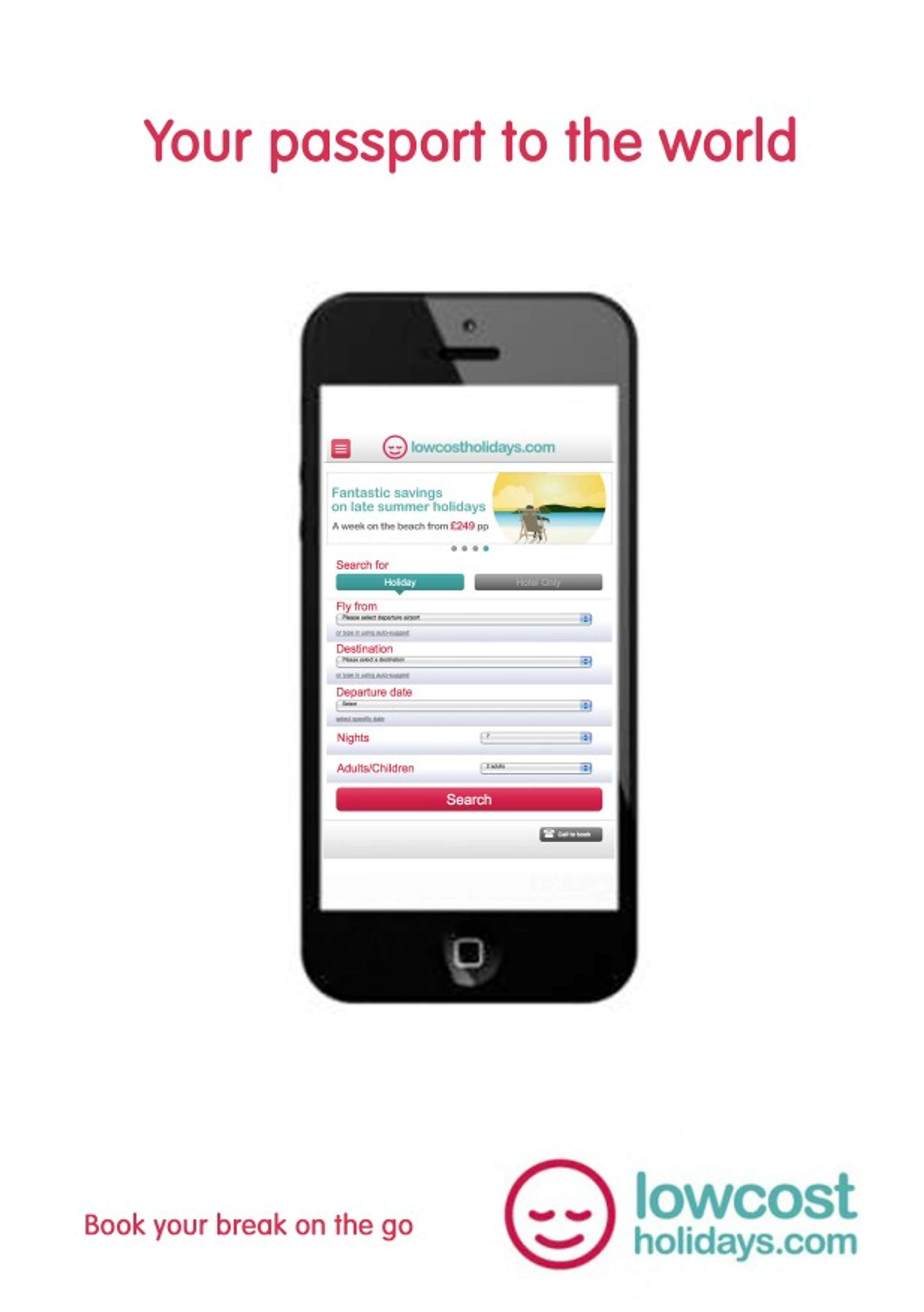 Advertise lowcostholidays.com by One Minute Briefs