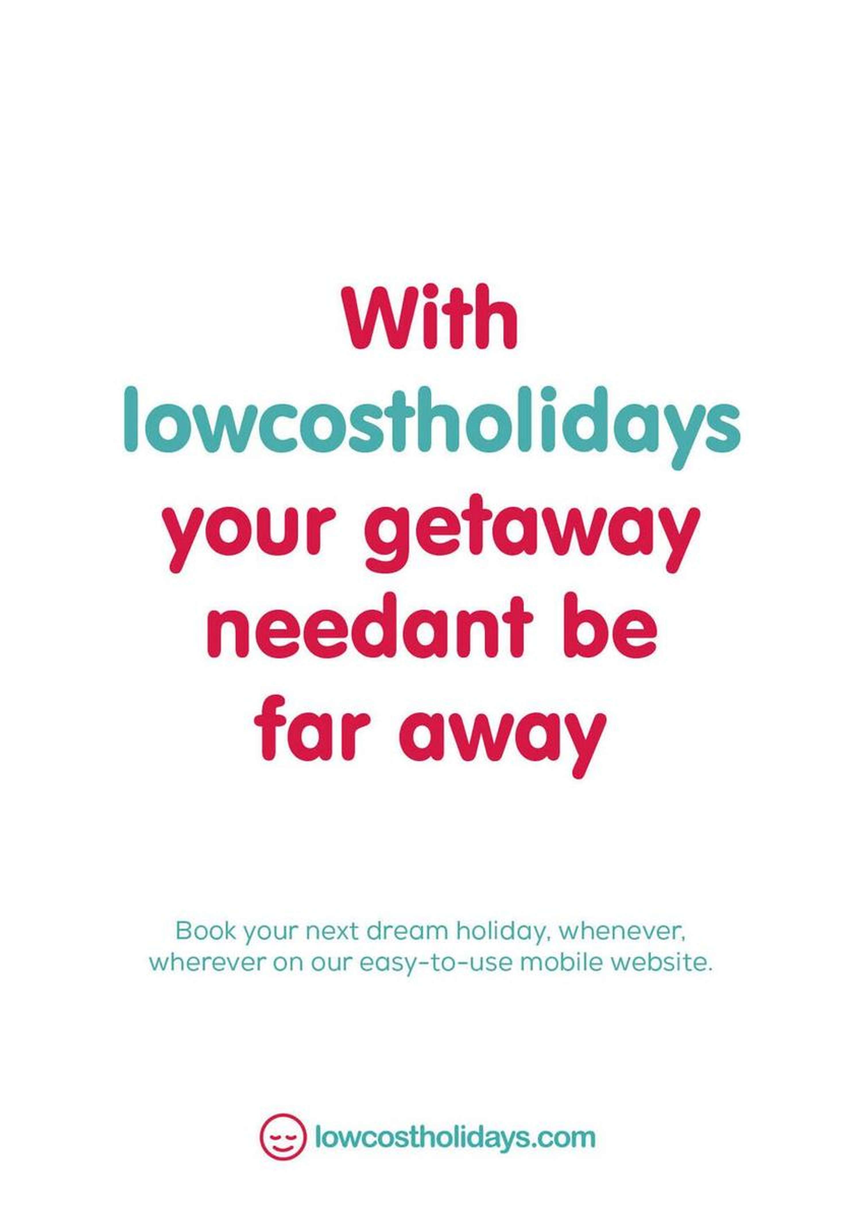 Advertise lowcostholidays.com by One Minute Briefs