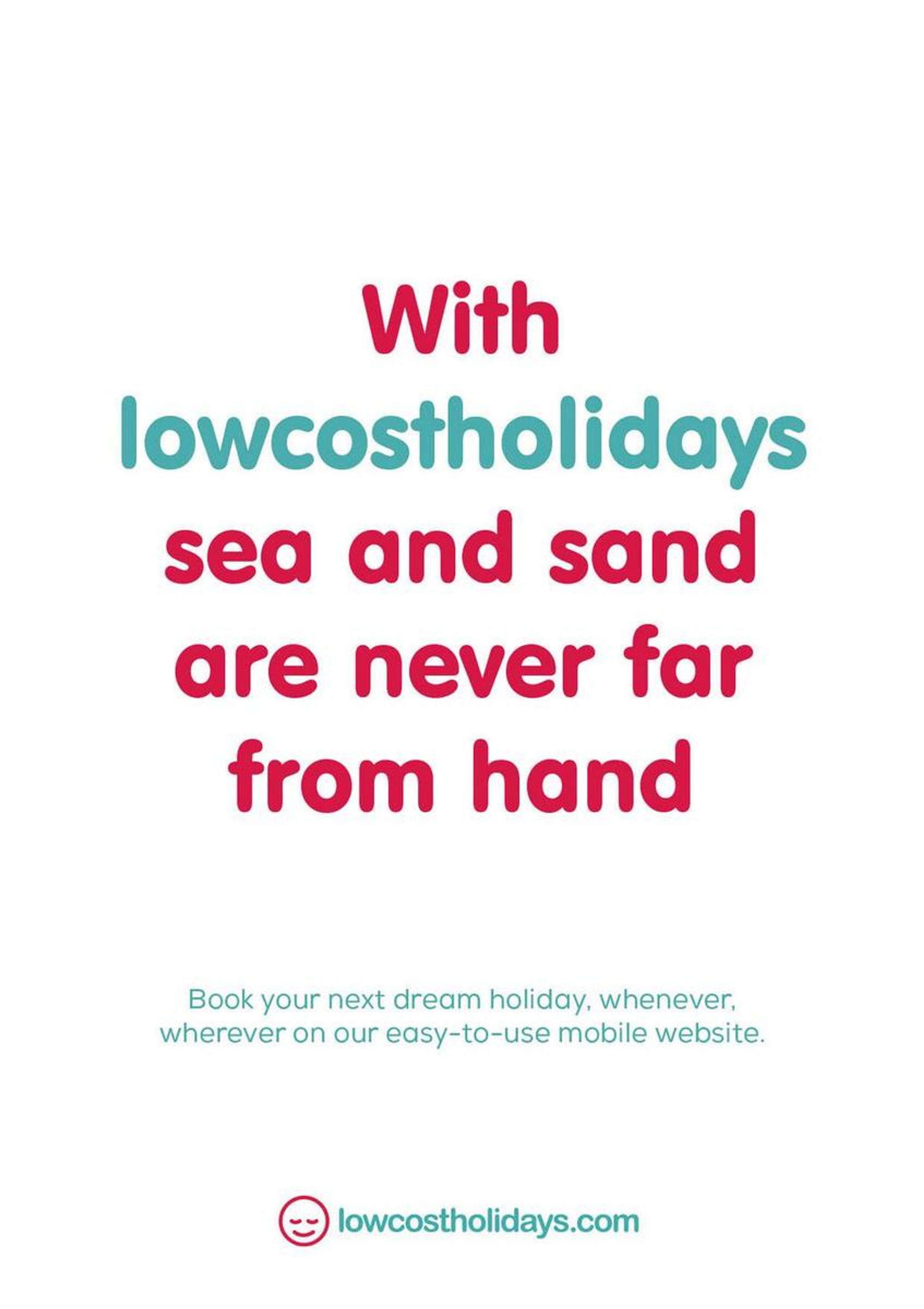 Advertise lowcostholidays.com by One Minute Briefs