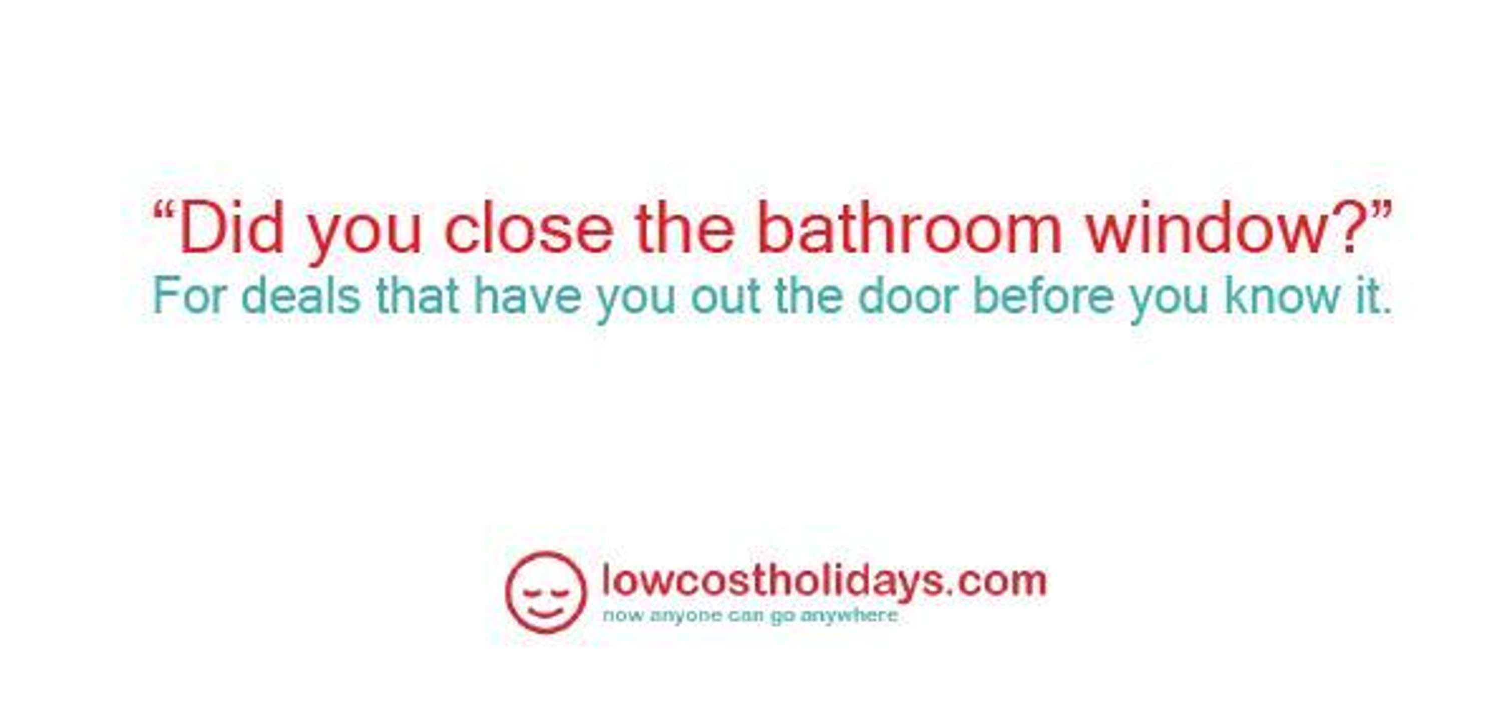Advertise lowcostholidays.com by One Minute Briefs