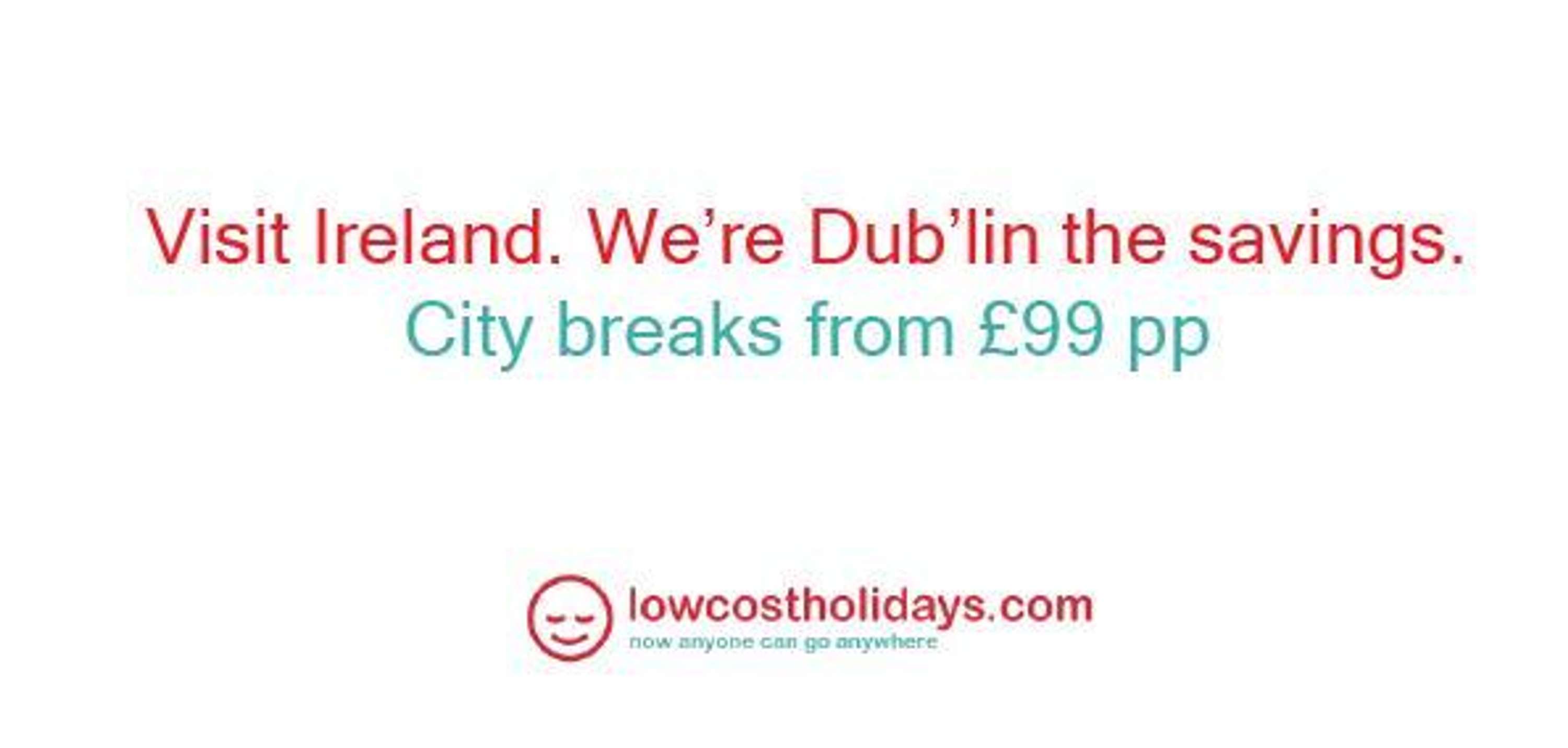 Advertise lowcostholidays.com by One Minute Briefs