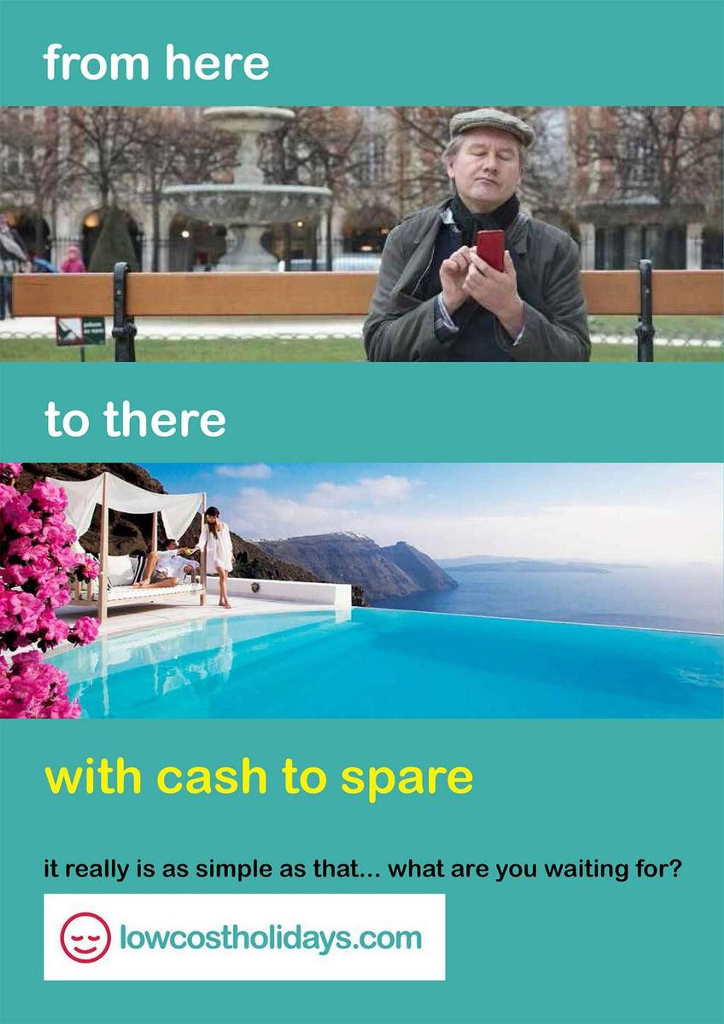 Advertise lowcostholidays.com by One Minute Briefs