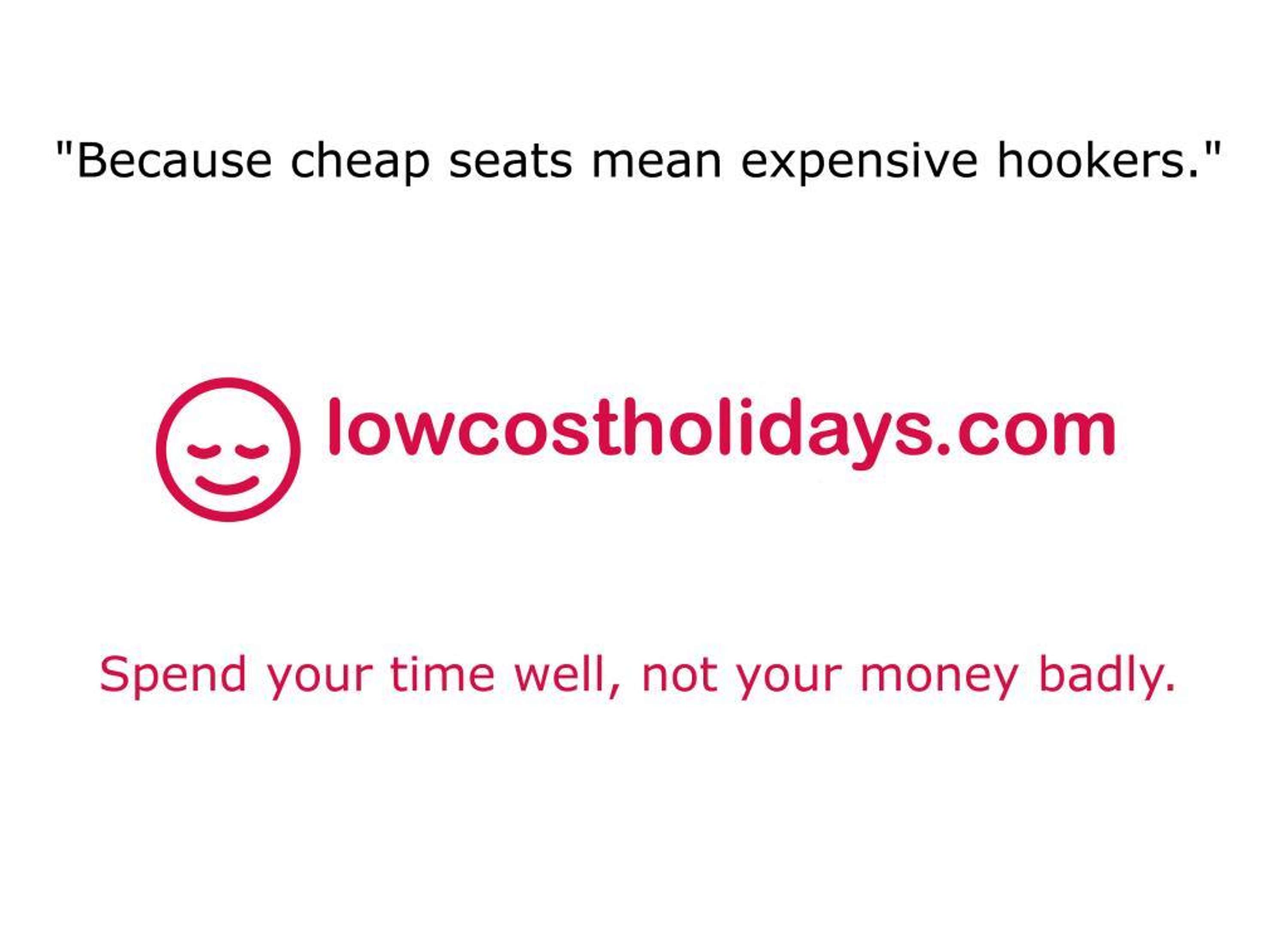 Advertise lowcostholidays.com by One Minute Briefs