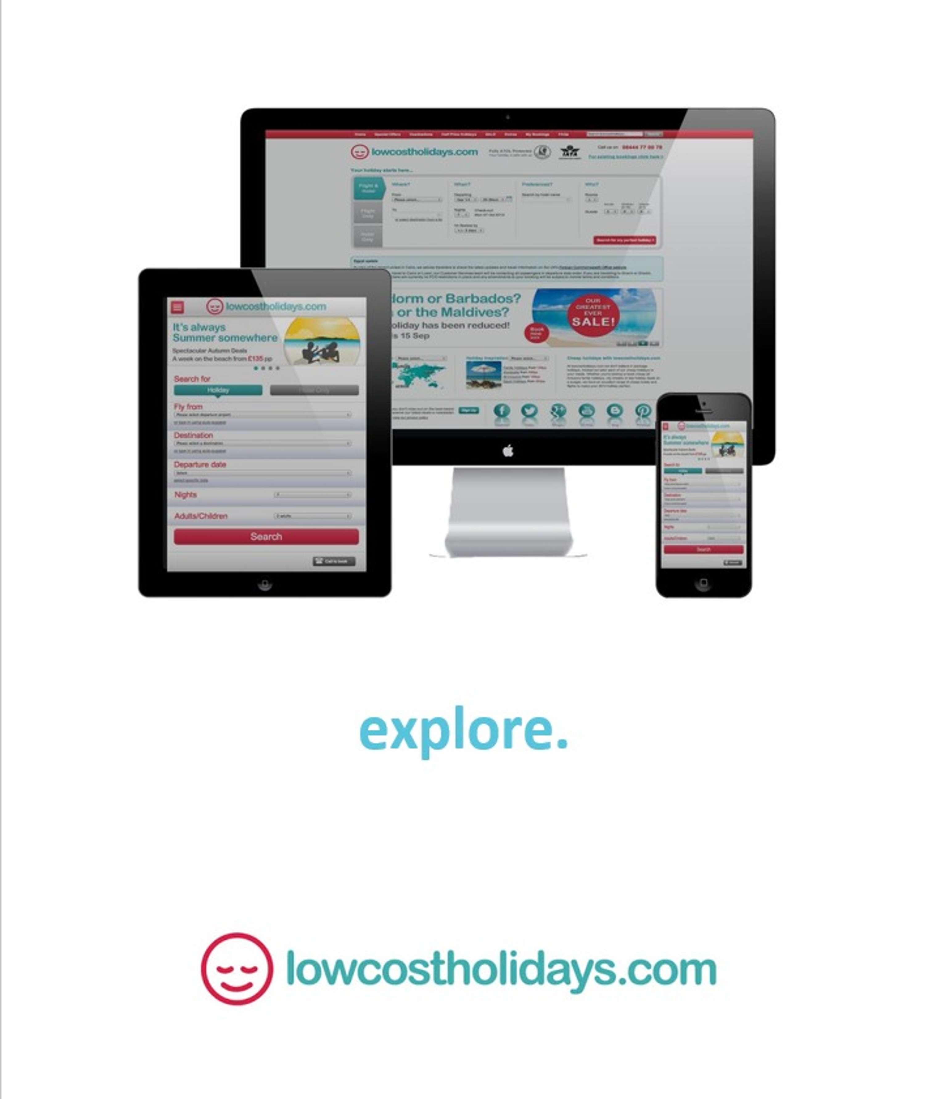 Advertise lowcostholidays.com by One Minute Briefs