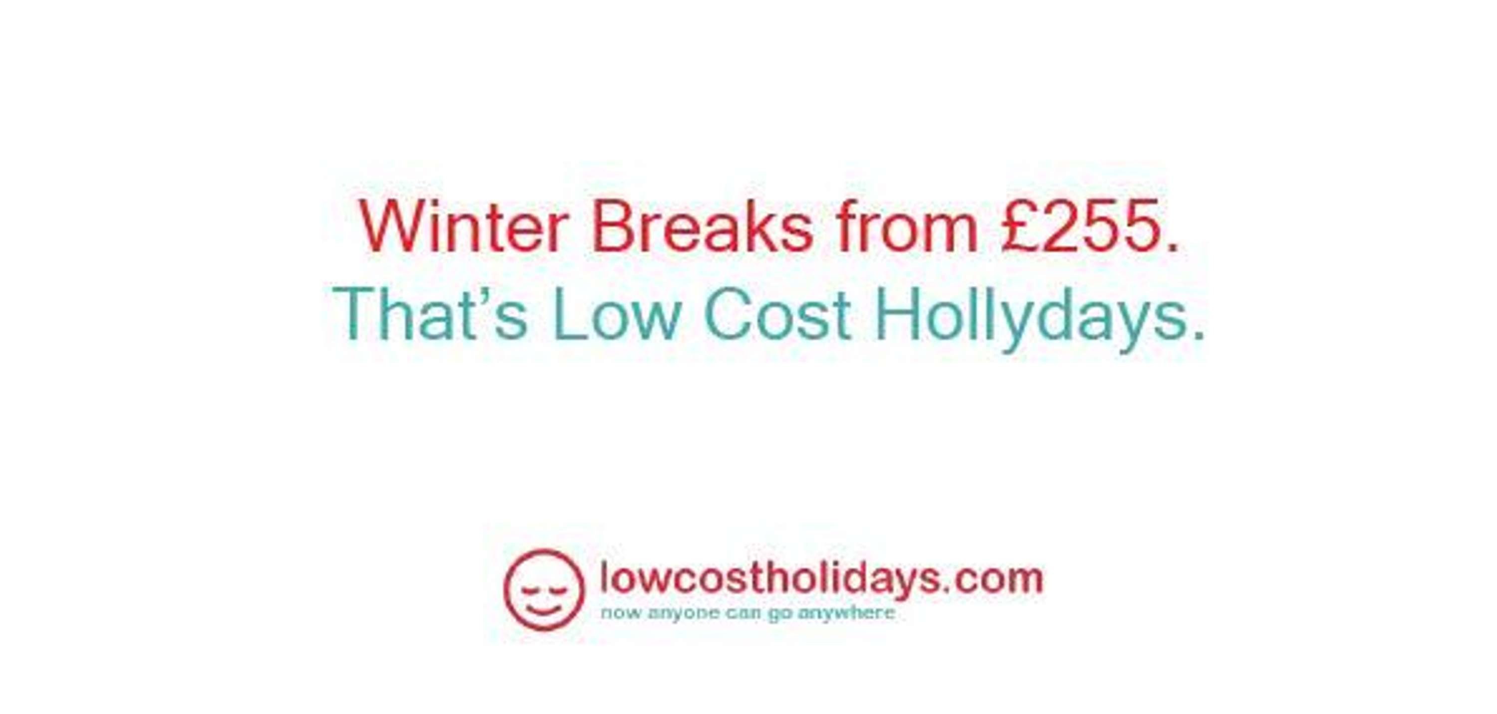 Advertise lowcostholidays.com by One Minute Briefs
