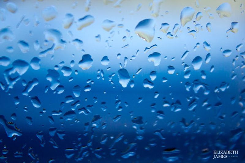 Blue Water Drop Series by Elizabeth James