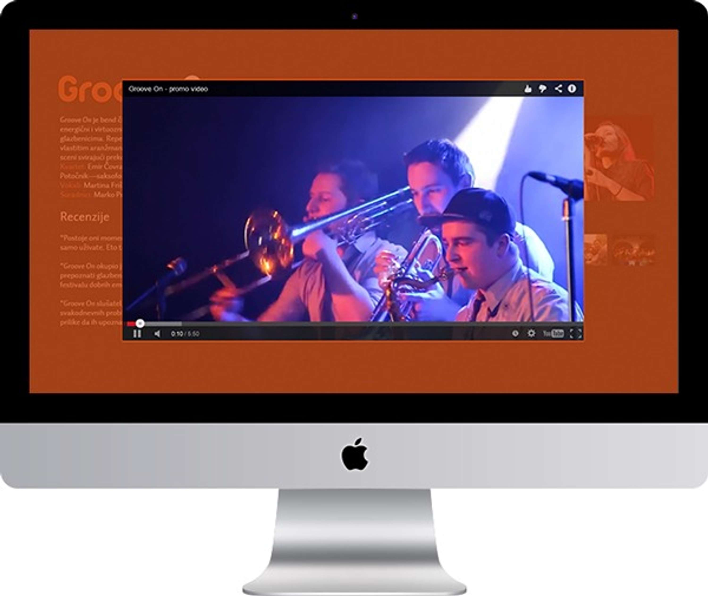 Groove On microsite by Mihael Miklosic