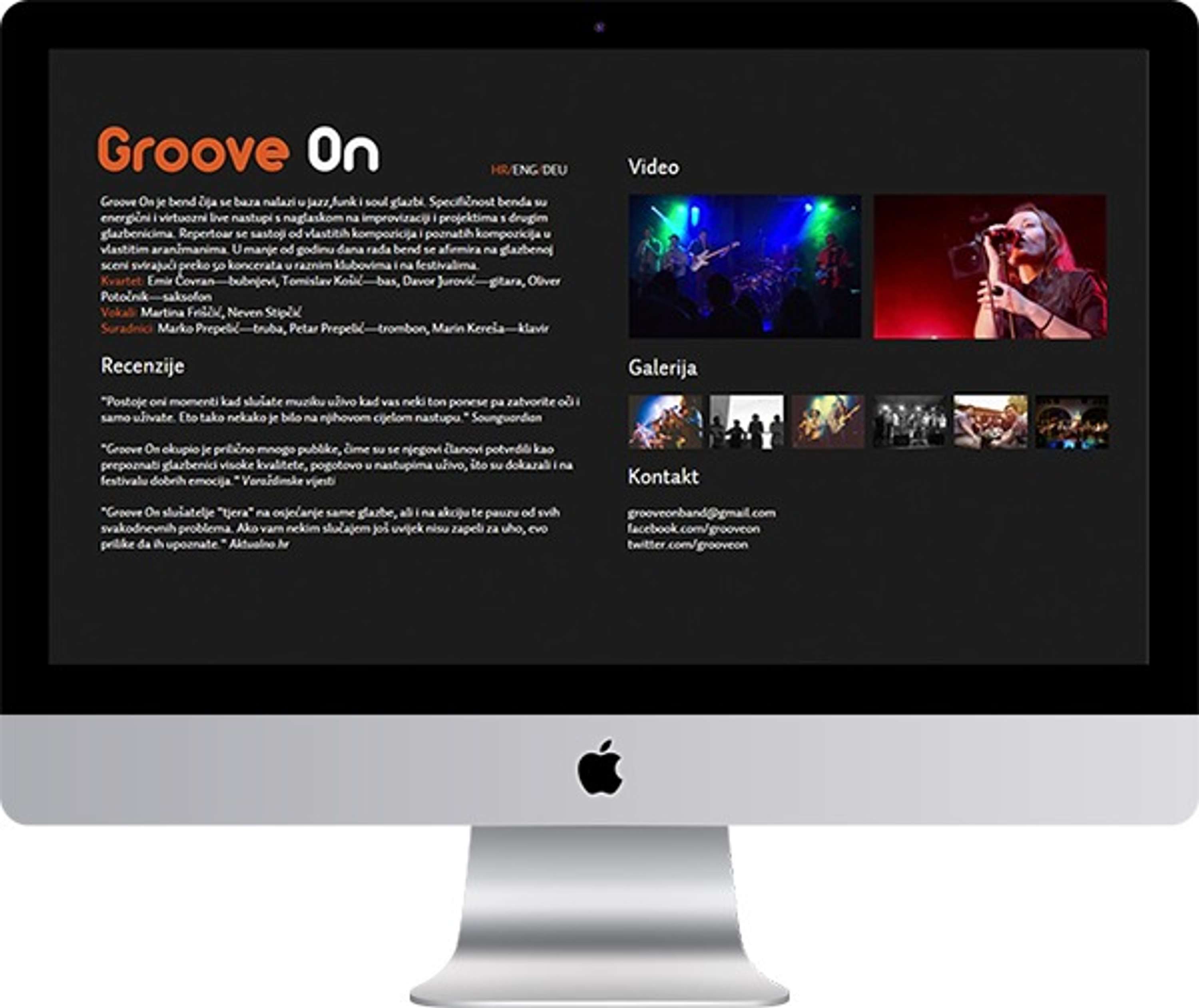 Groove On microsite by Mihael Miklosic