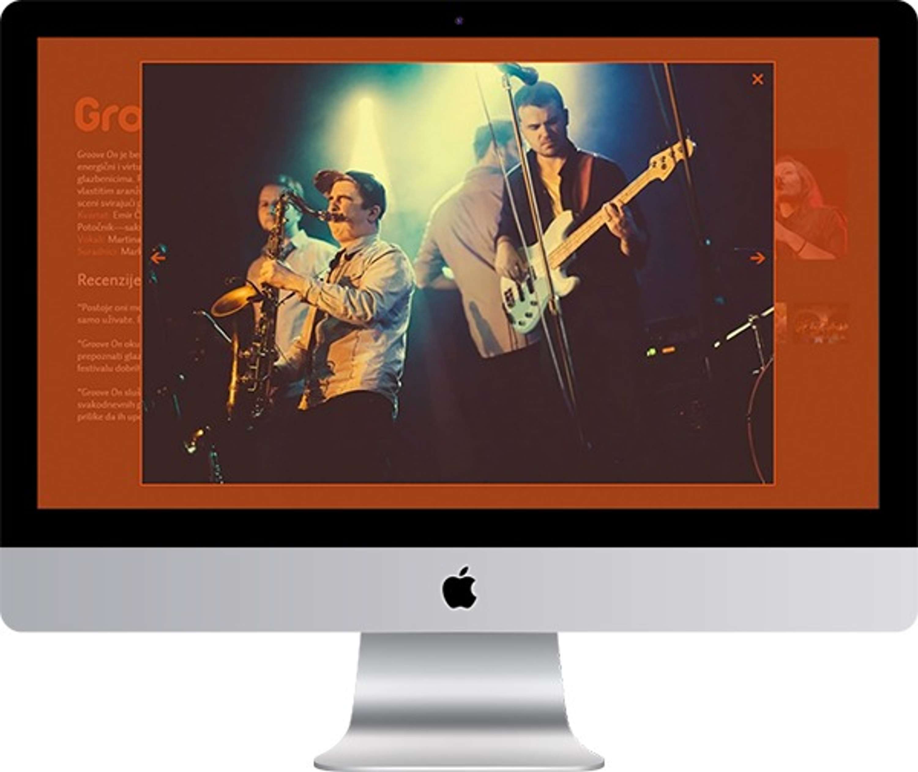 Groove On microsite by Mihael Miklosic