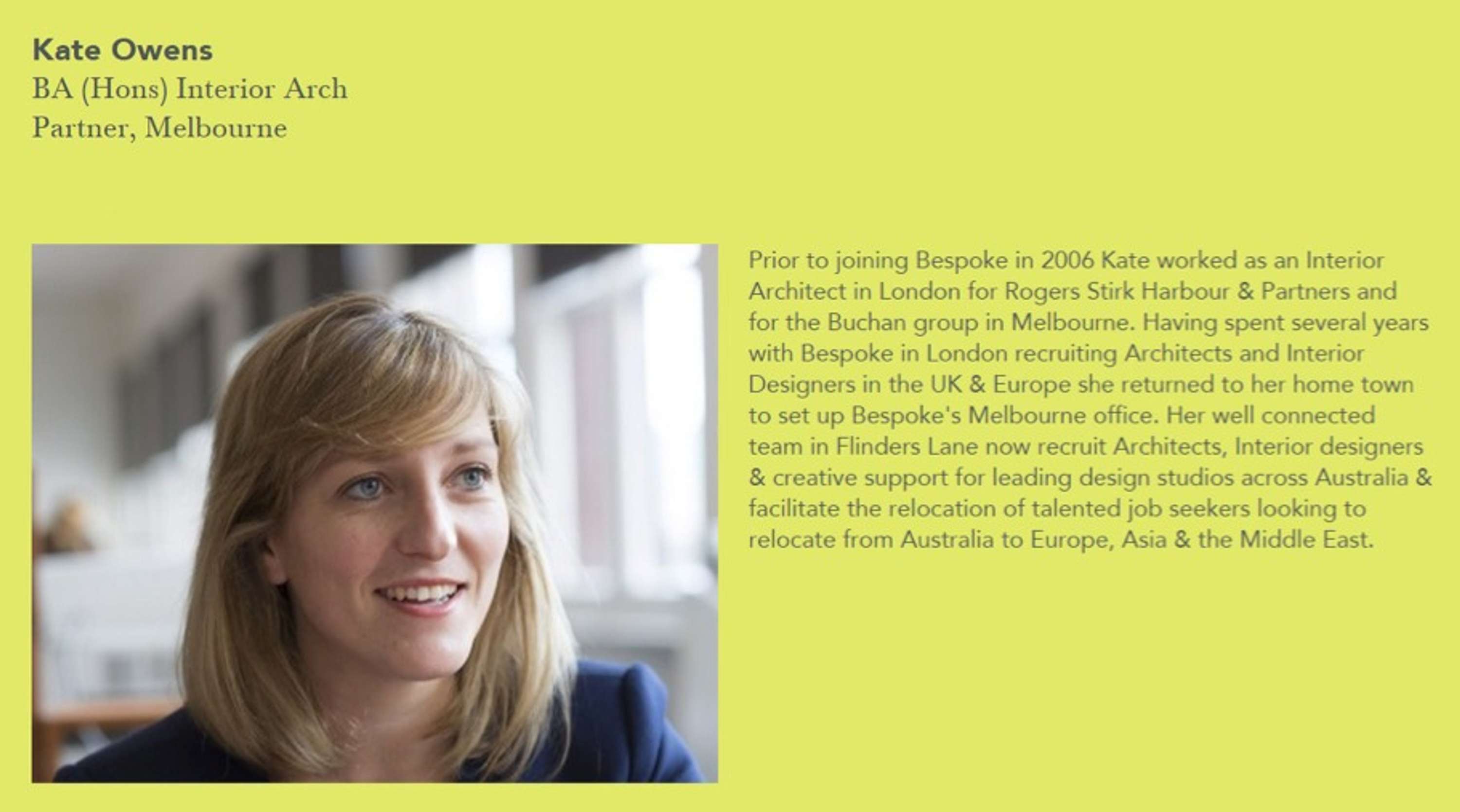 The Directors by Bespoke Careers