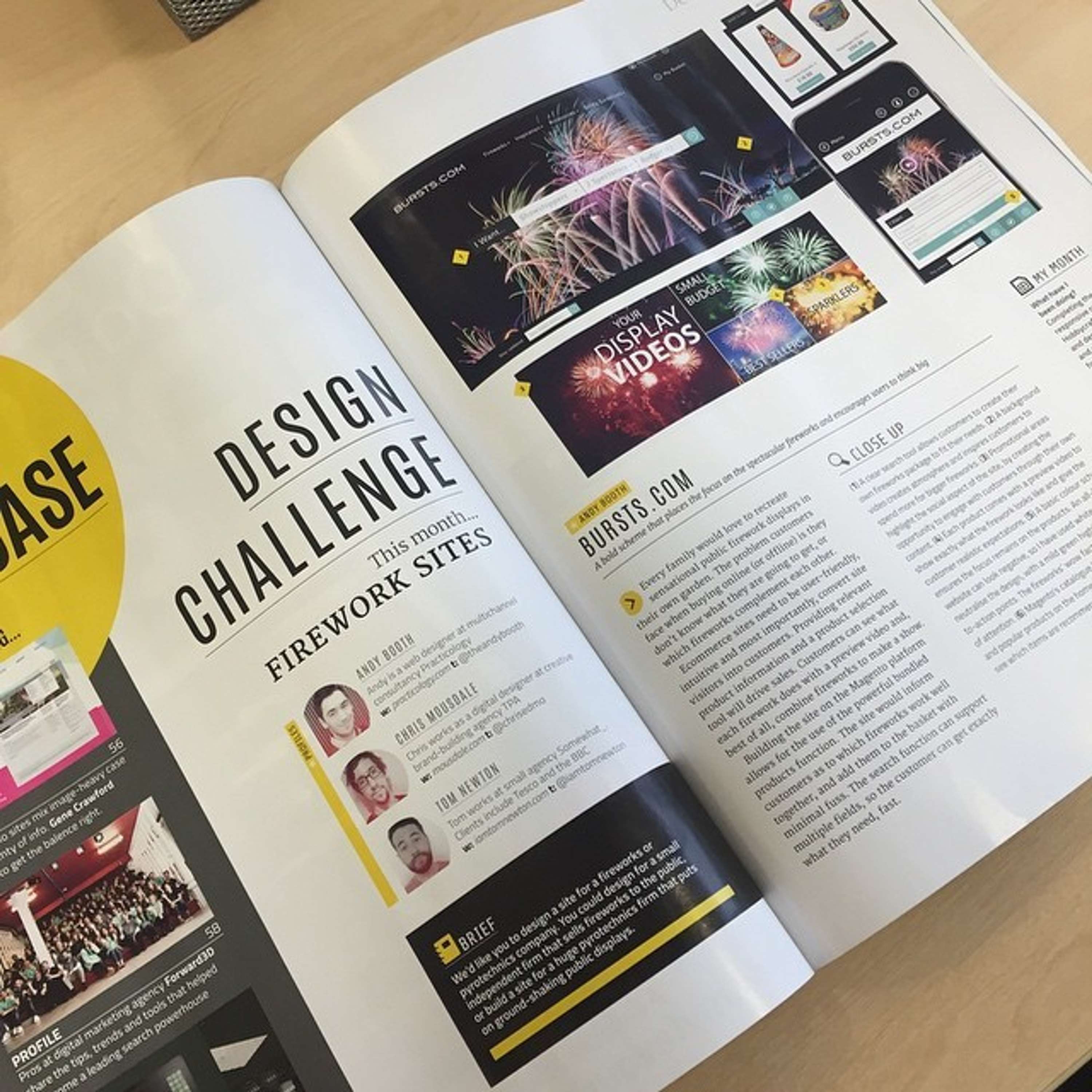Net Magazine Design Challenge by Andy Booth