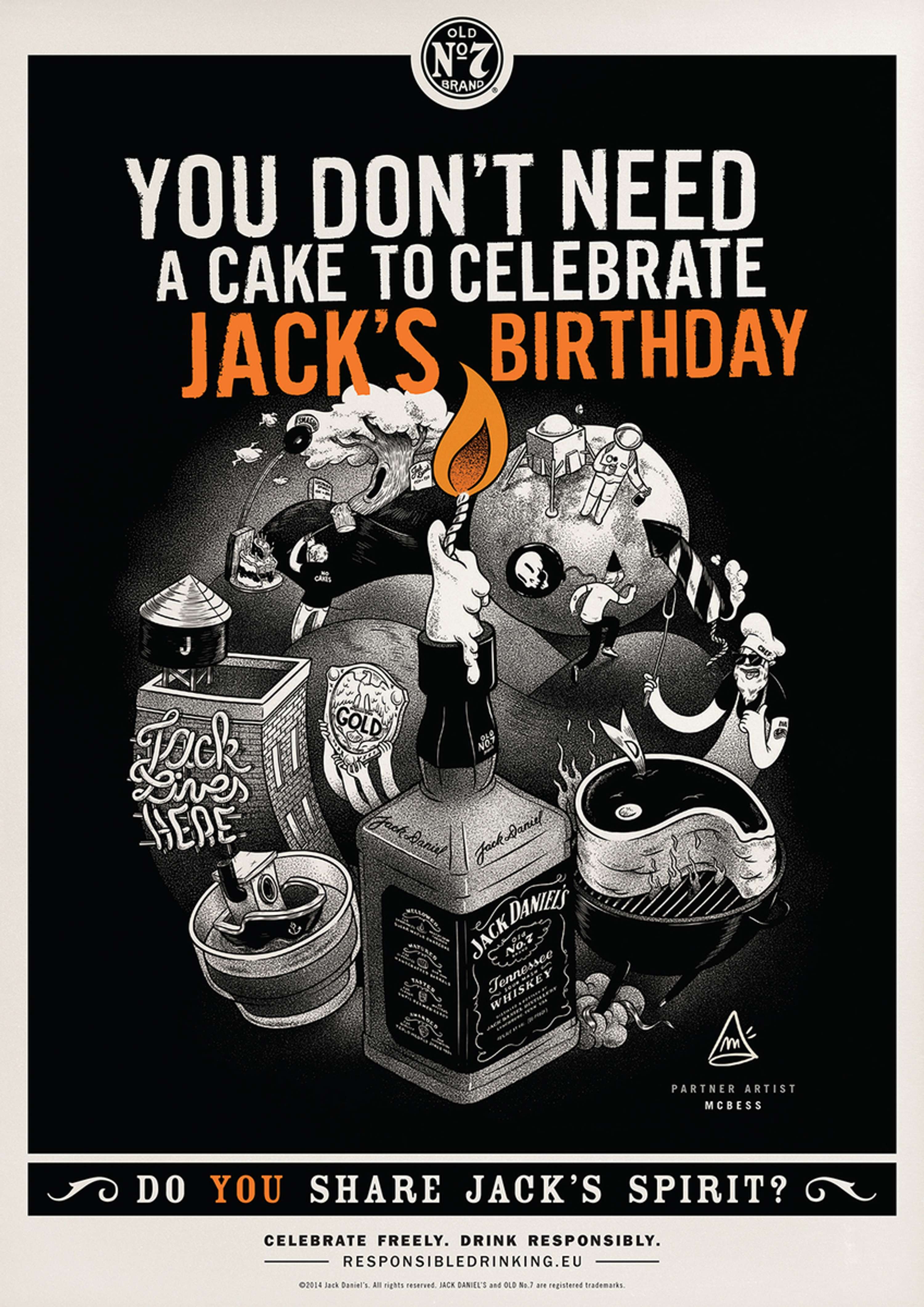 Jack Daniels by Mcbess Illustration