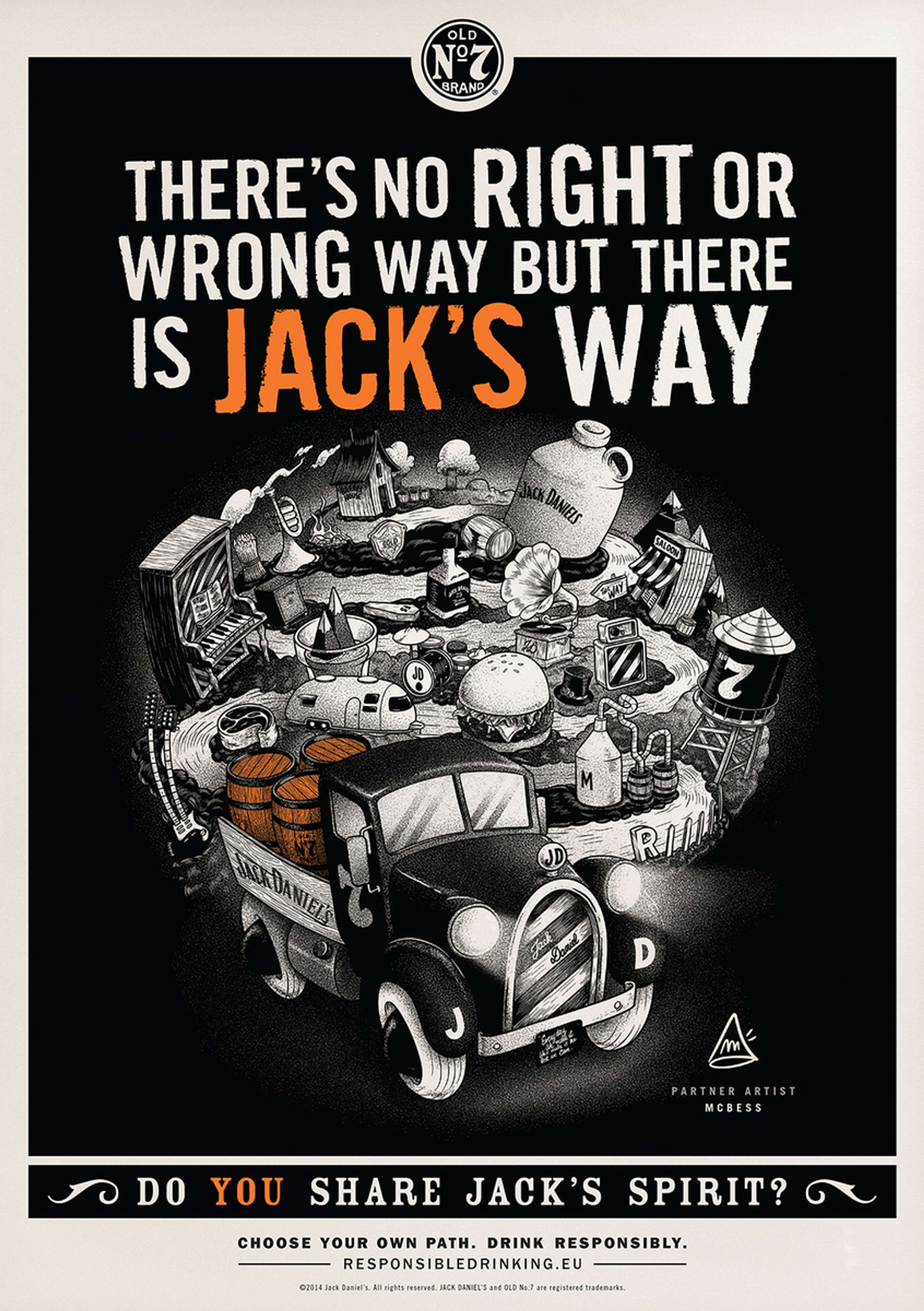 Jack Daniels by Mcbess Illustration