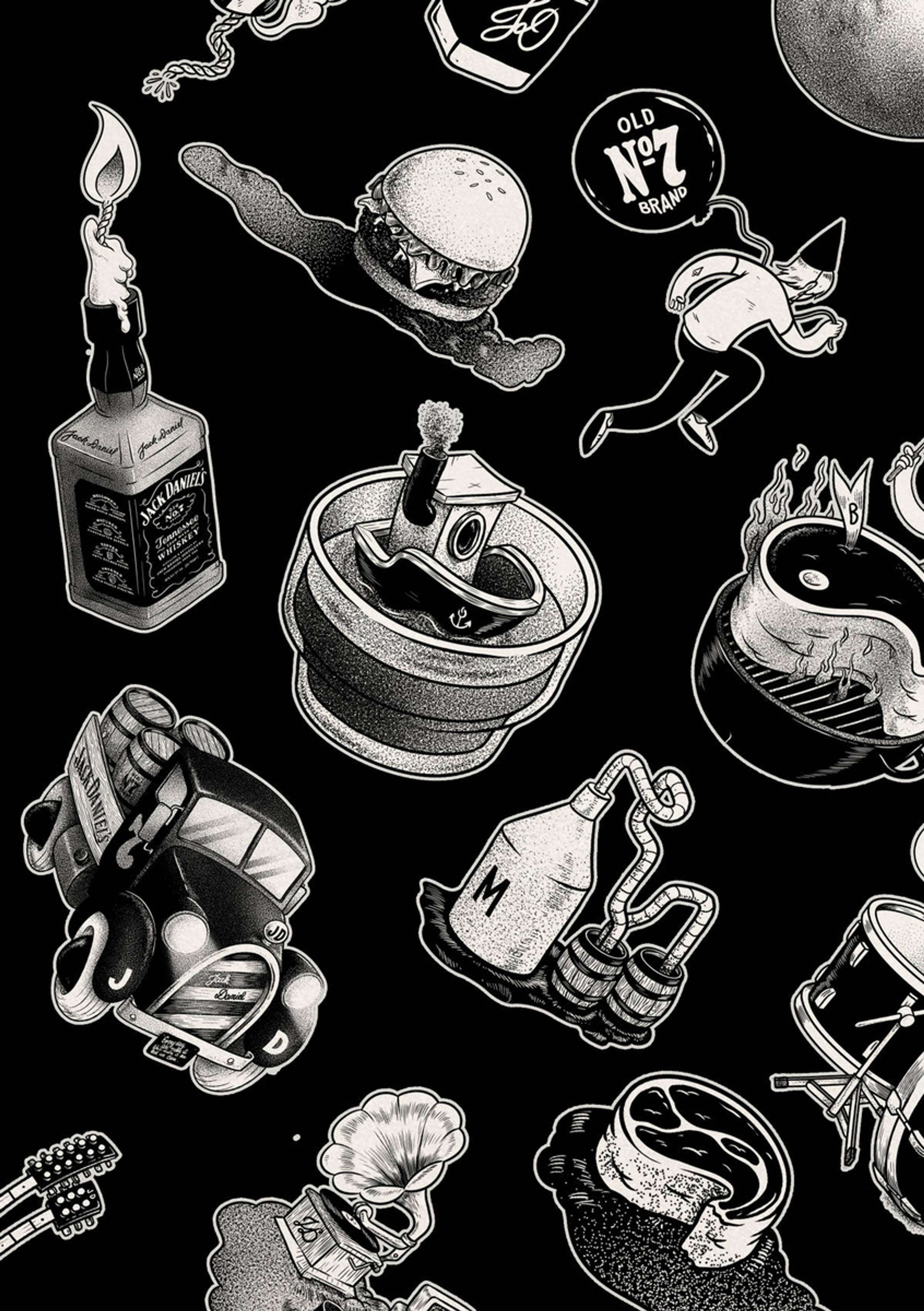Jack Daniels by Mcbess Illustration