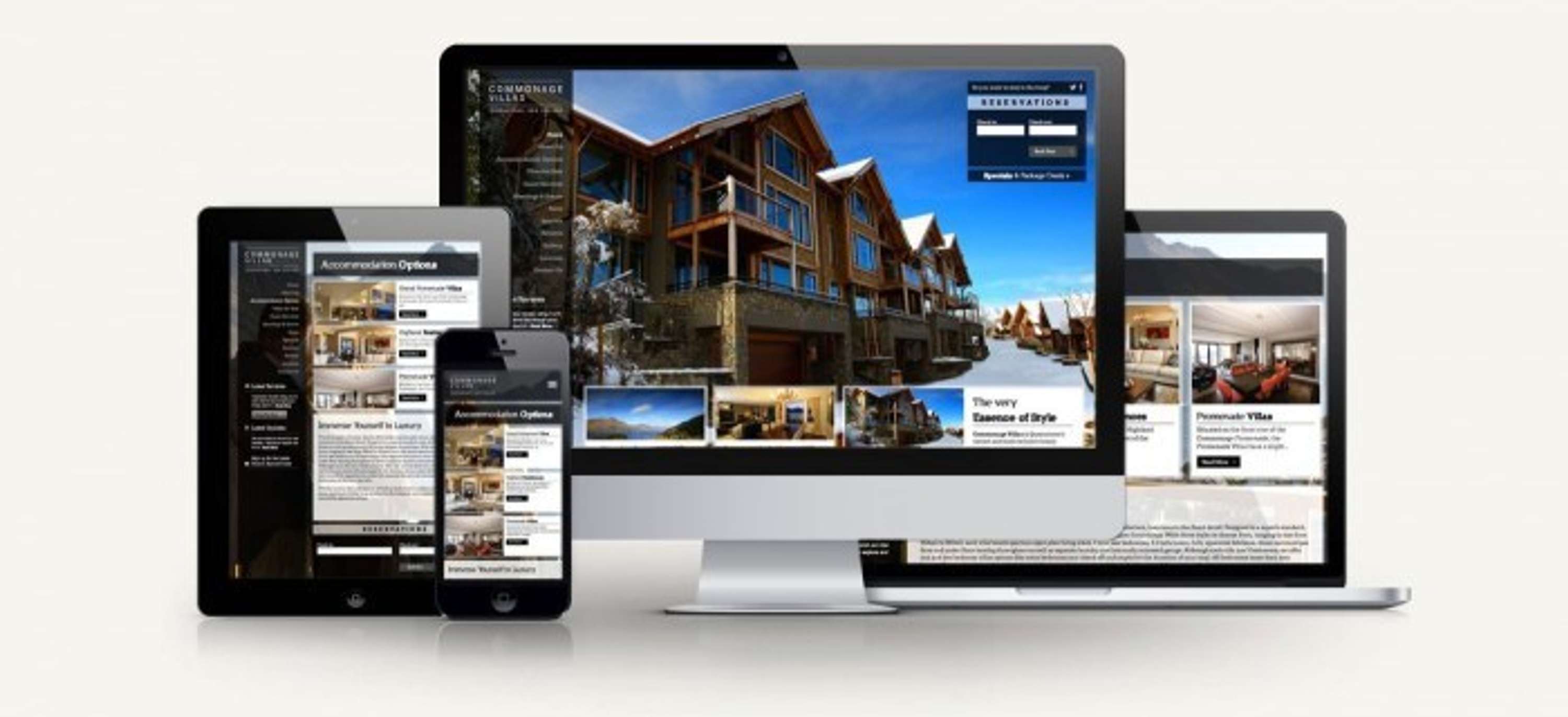 Commonage Villas Website Design by Lucinda McMeeken