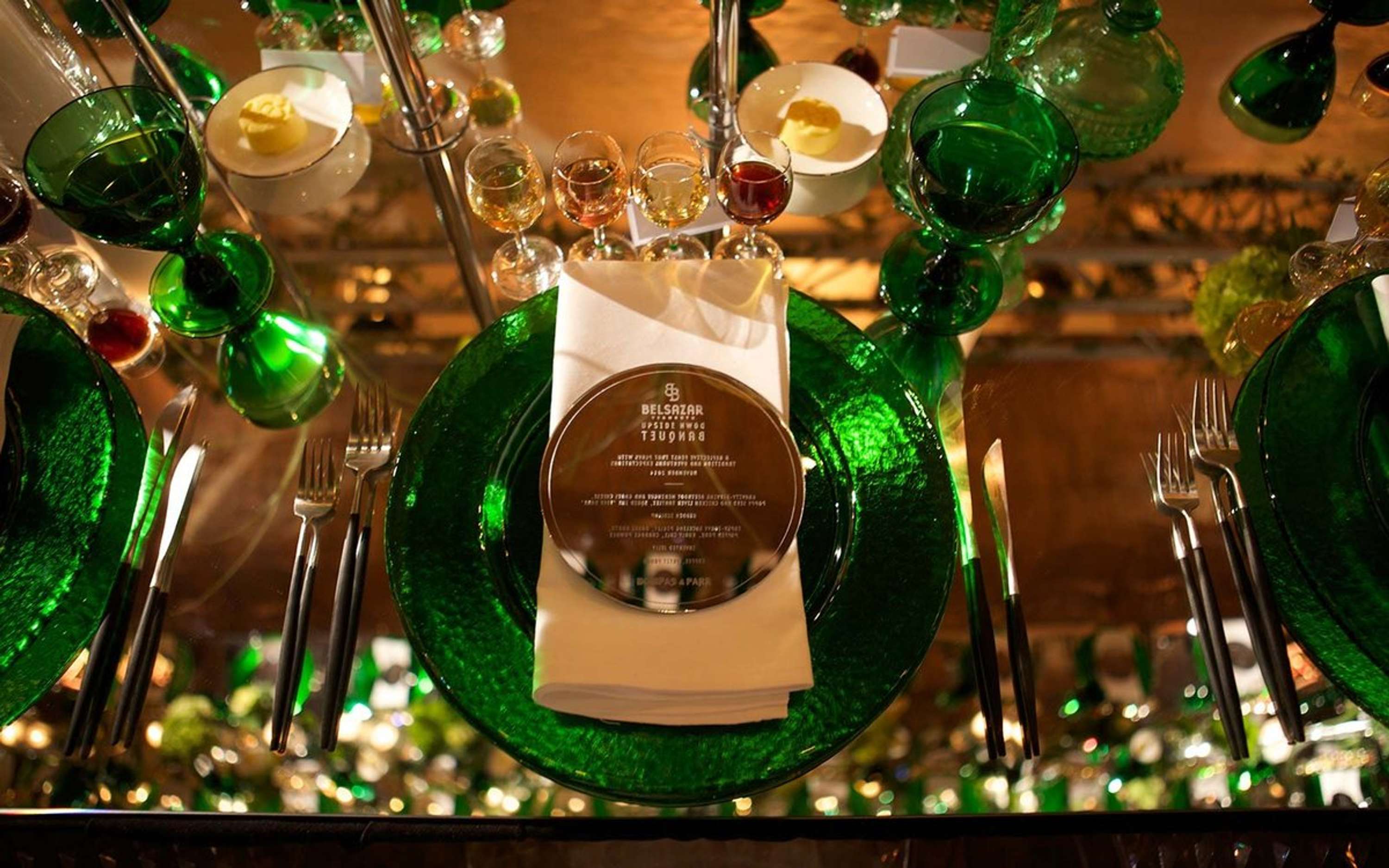 Upside Down Banquet by Bompas & Parr