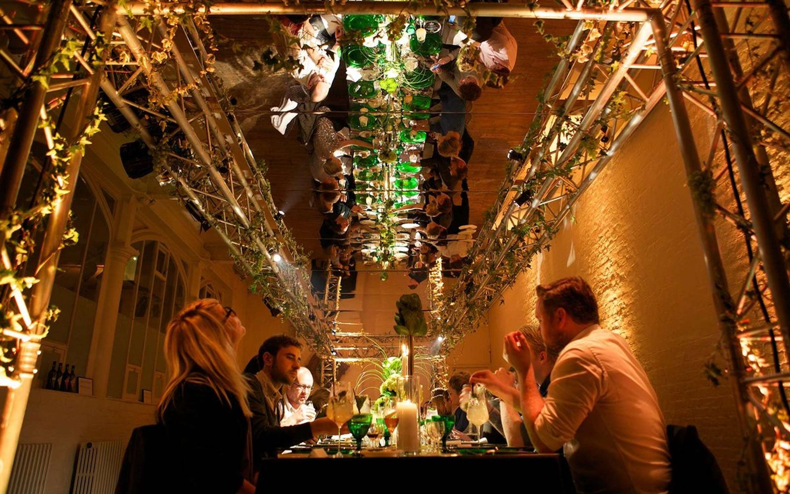 Upside Down Banquet by Bompas & Parr