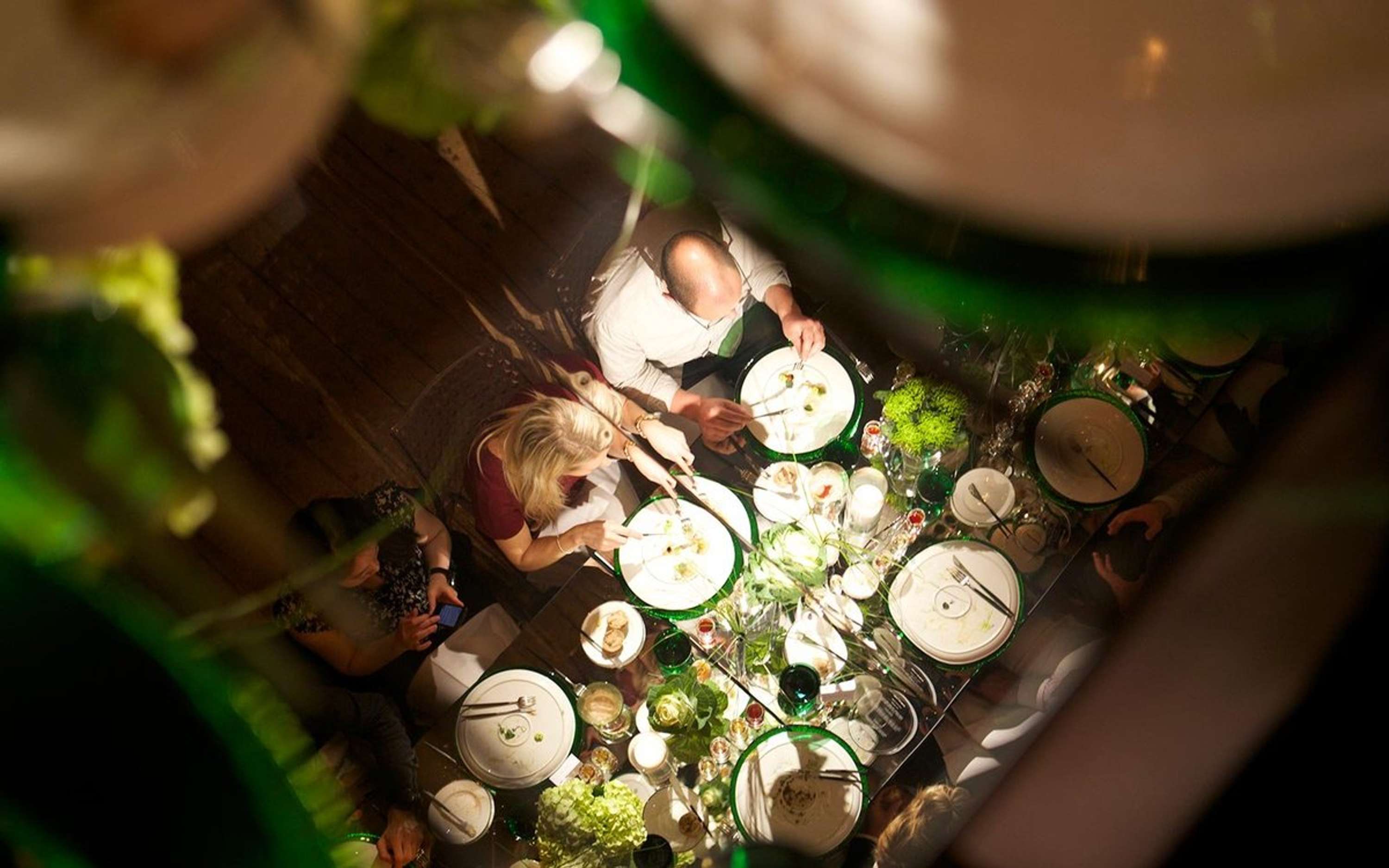 Upside Down Banquet by Bompas & Parr