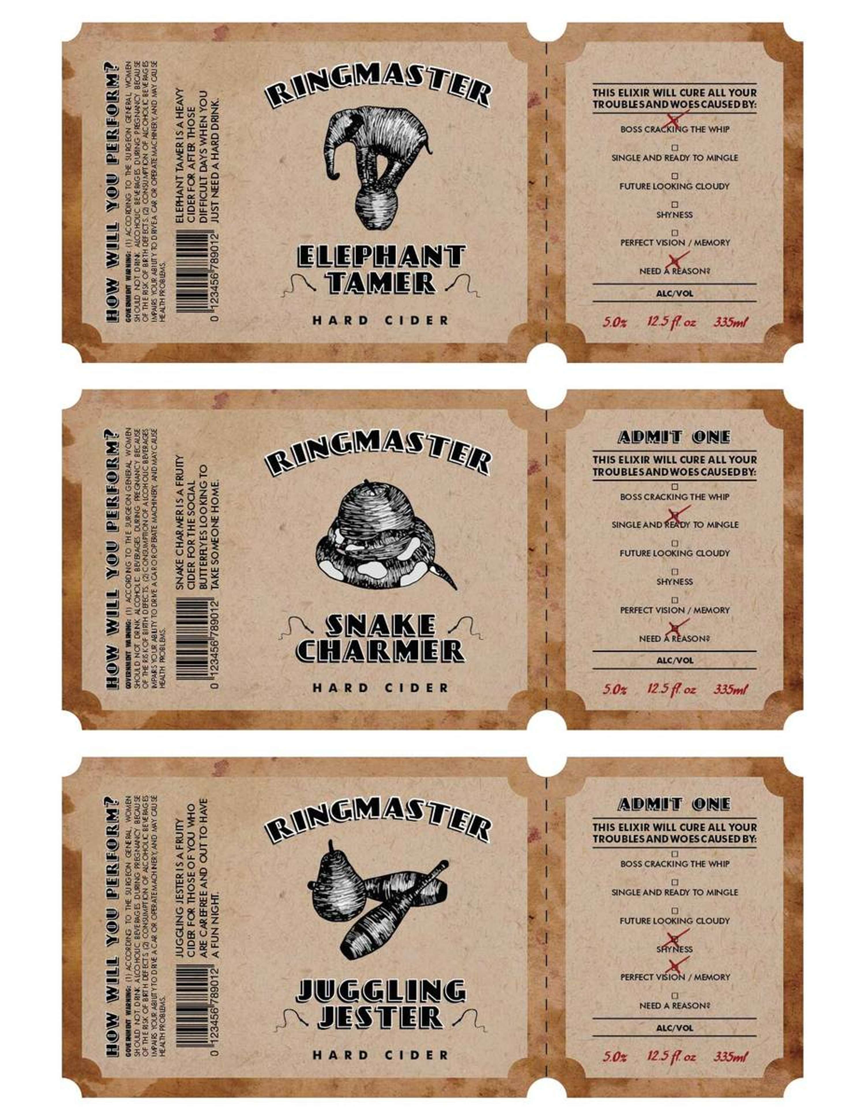 Ringmaster Cider by Tally Harry - Thomas