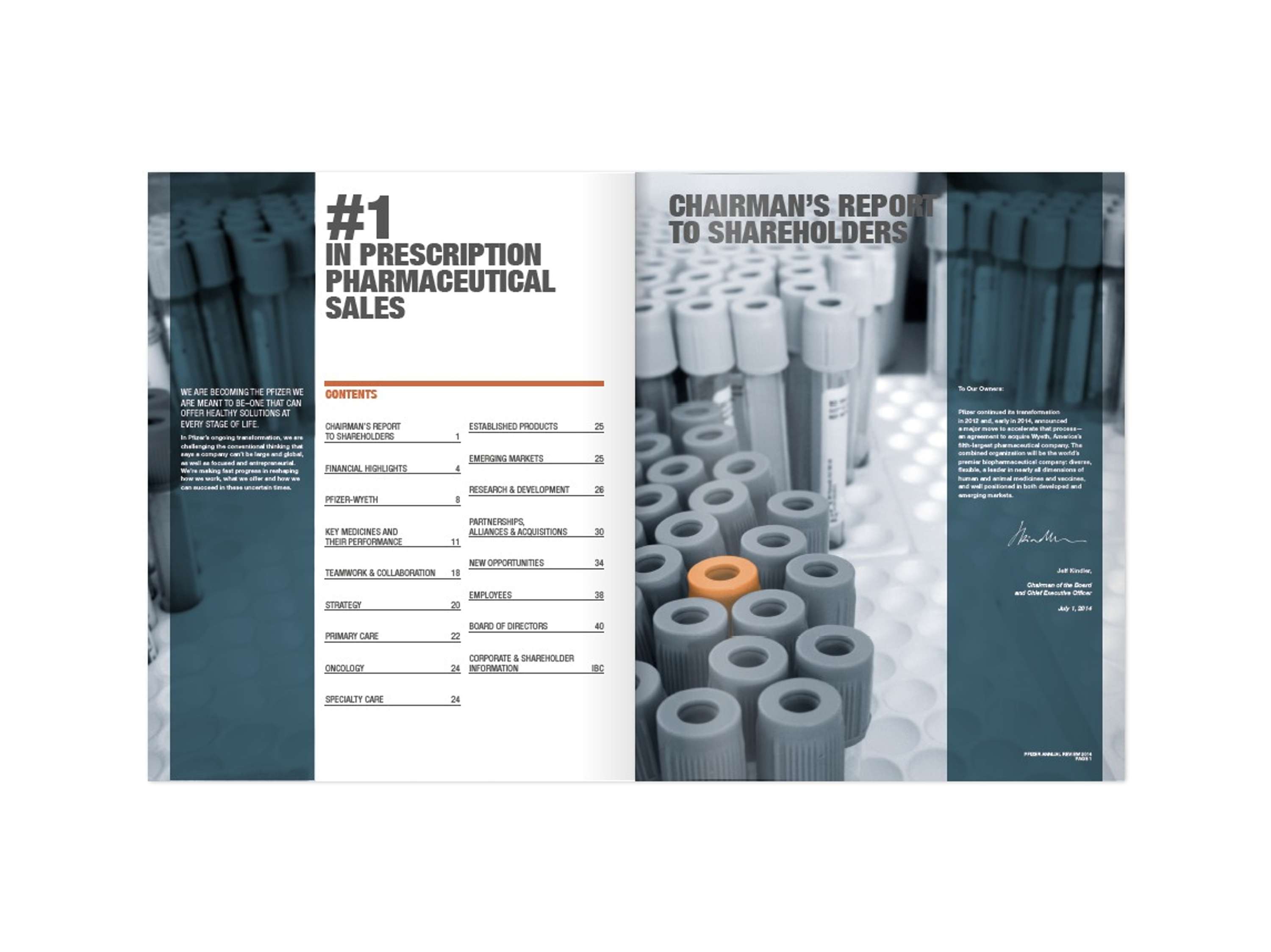 Pfizer Annual Report by Tally Harry - Thomas