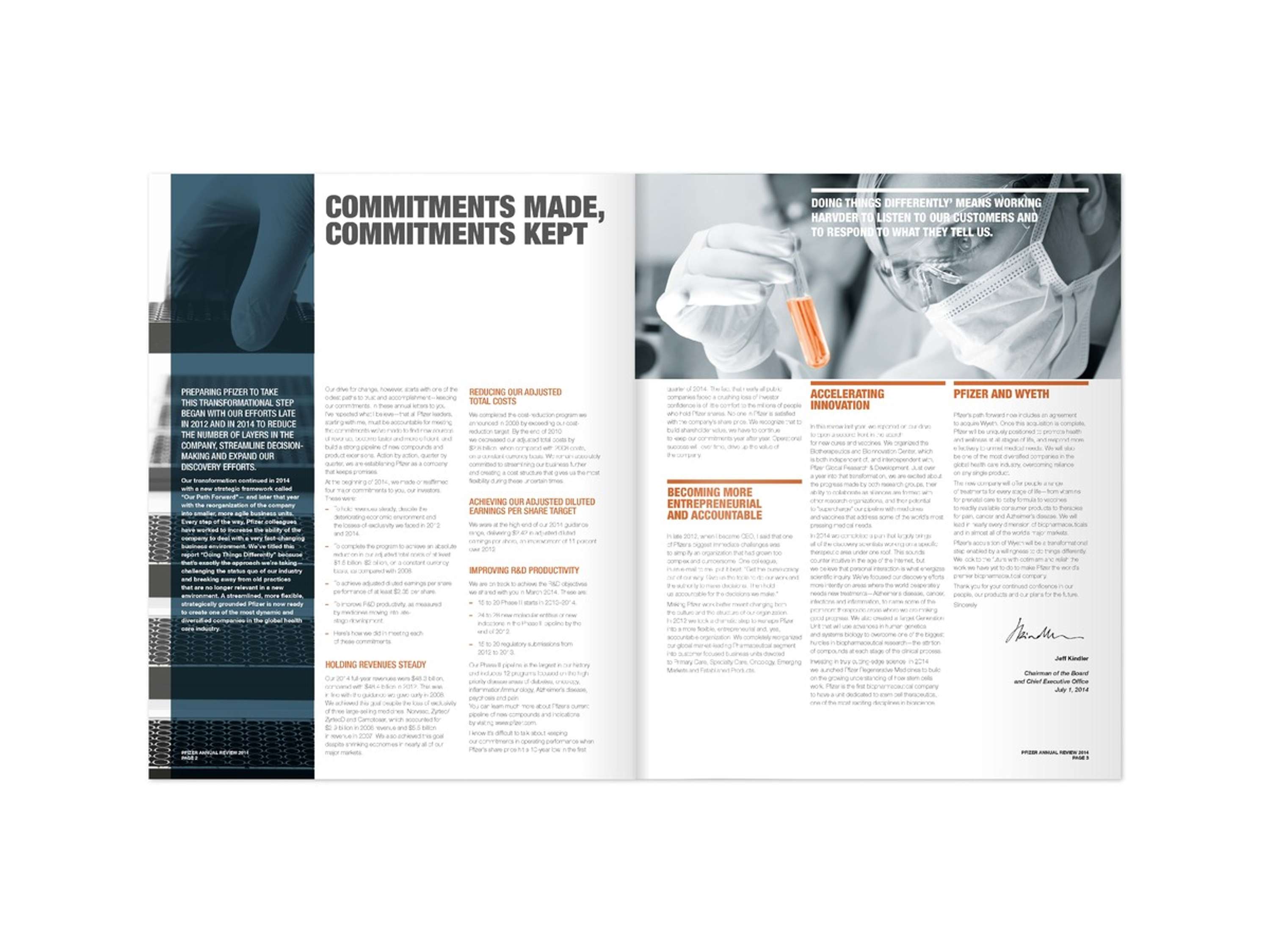 Pfizer Annual Report by Tally Harry - Thomas