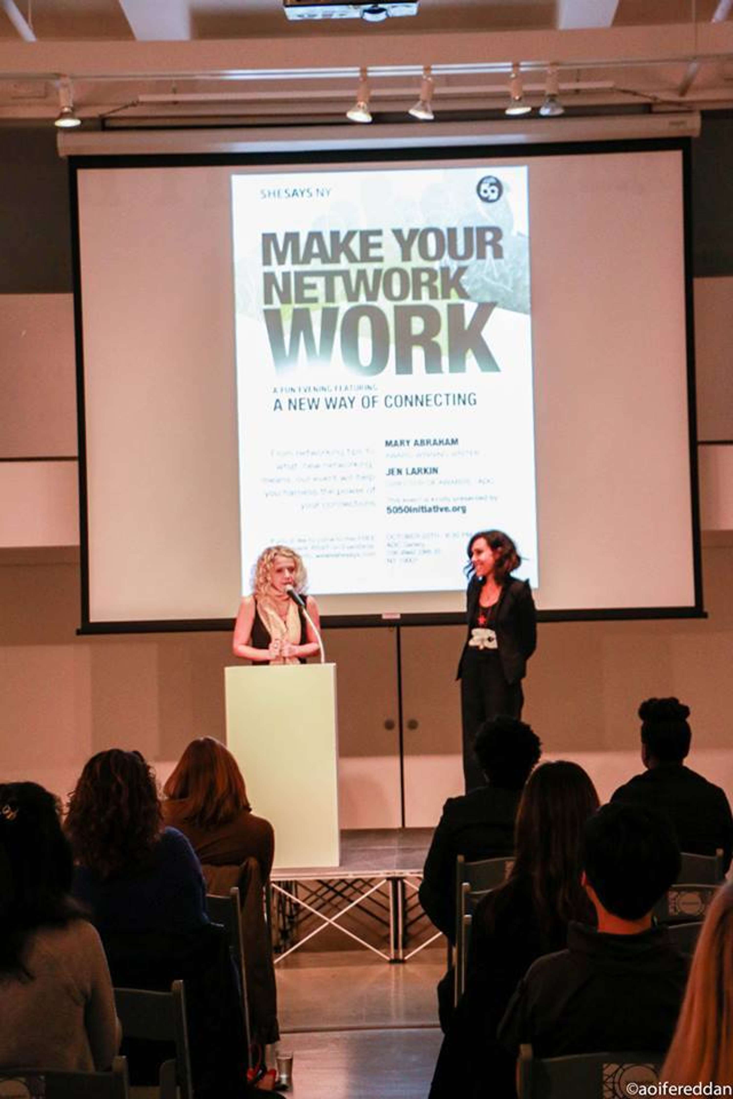 SheSays NY Oct 2014 event - Make Your Network Work, Part 3 by She Says