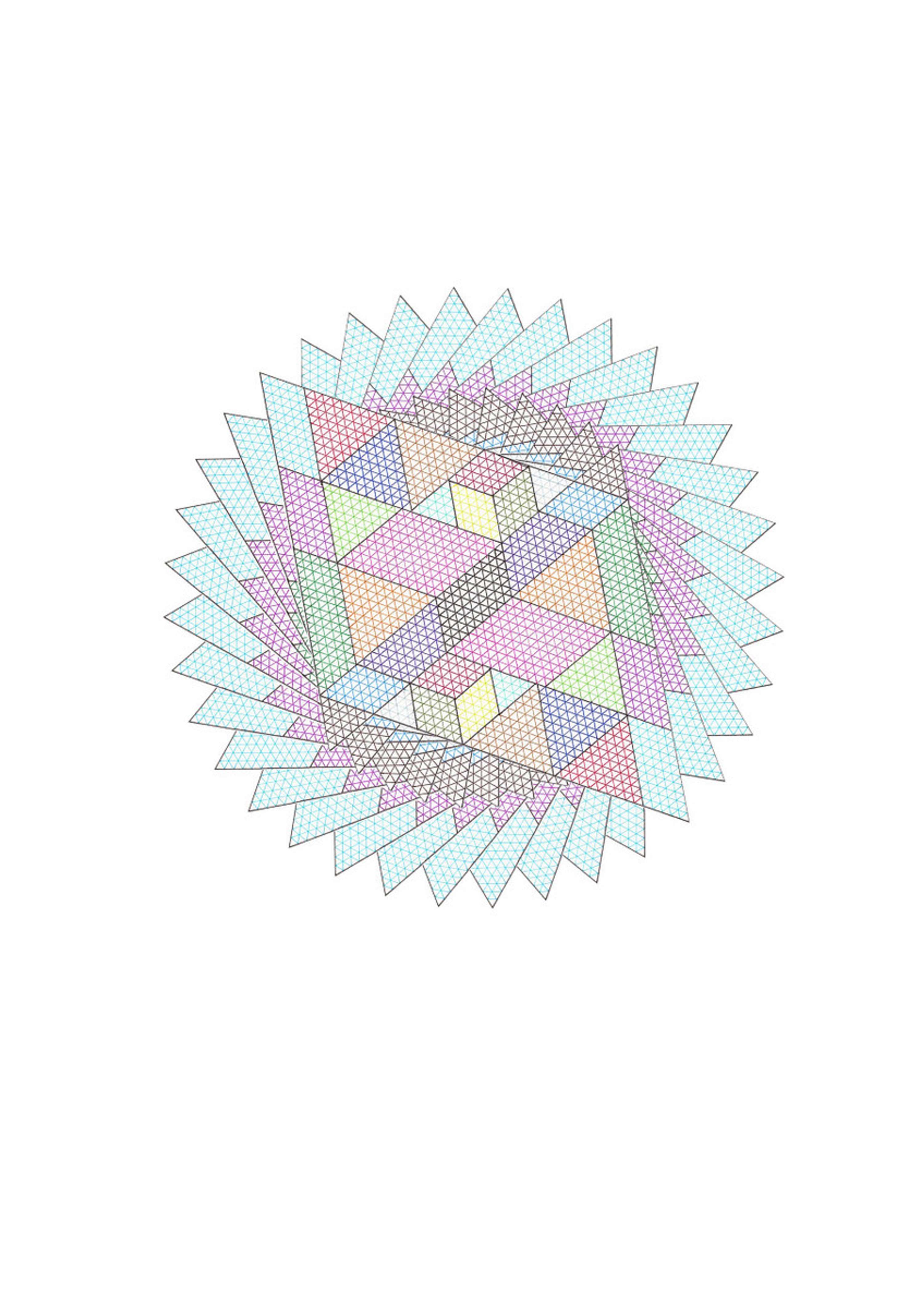 Isometric edits series. by Philippa Sowerby