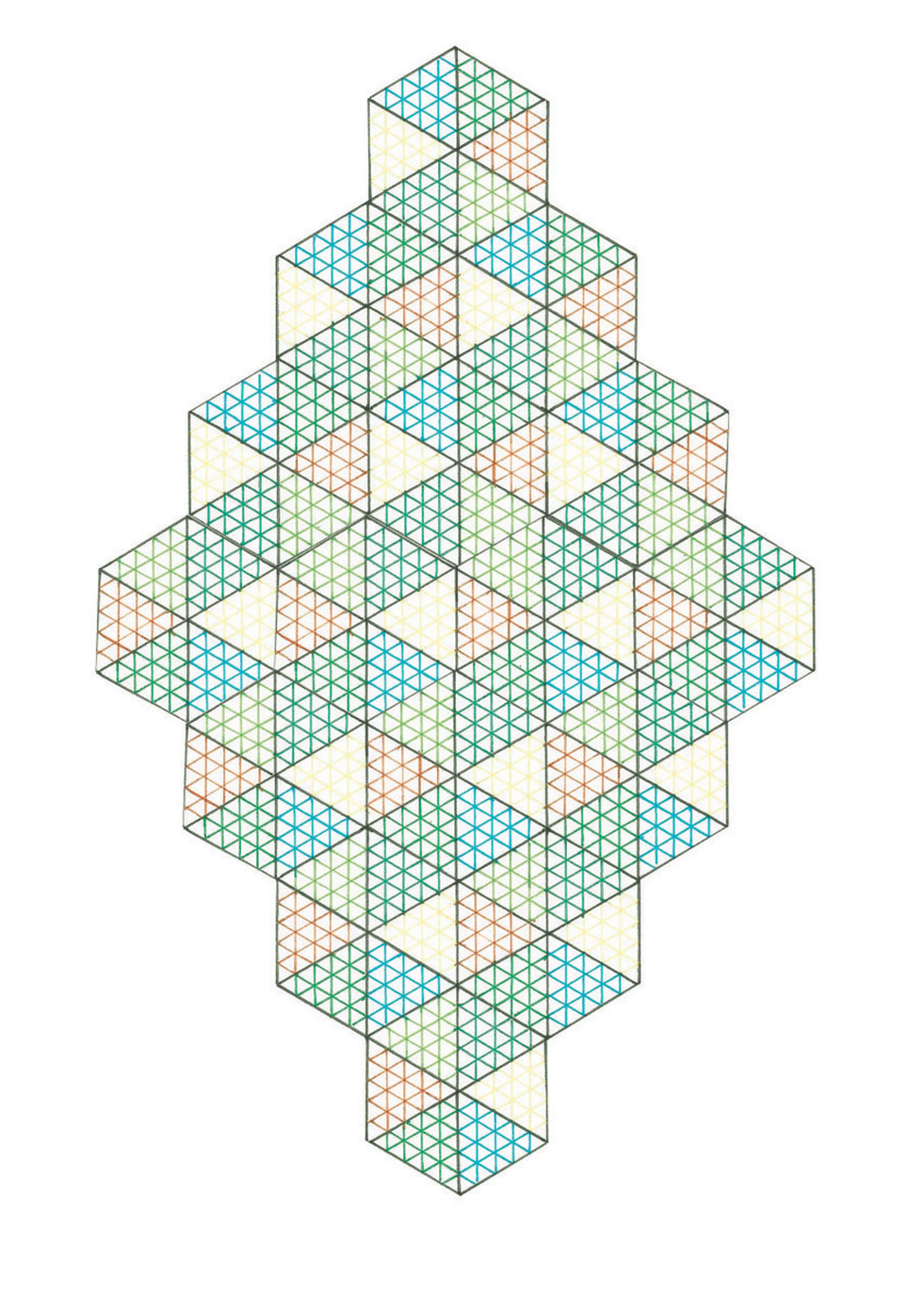 Isometric edits series. by Philippa Sowerby