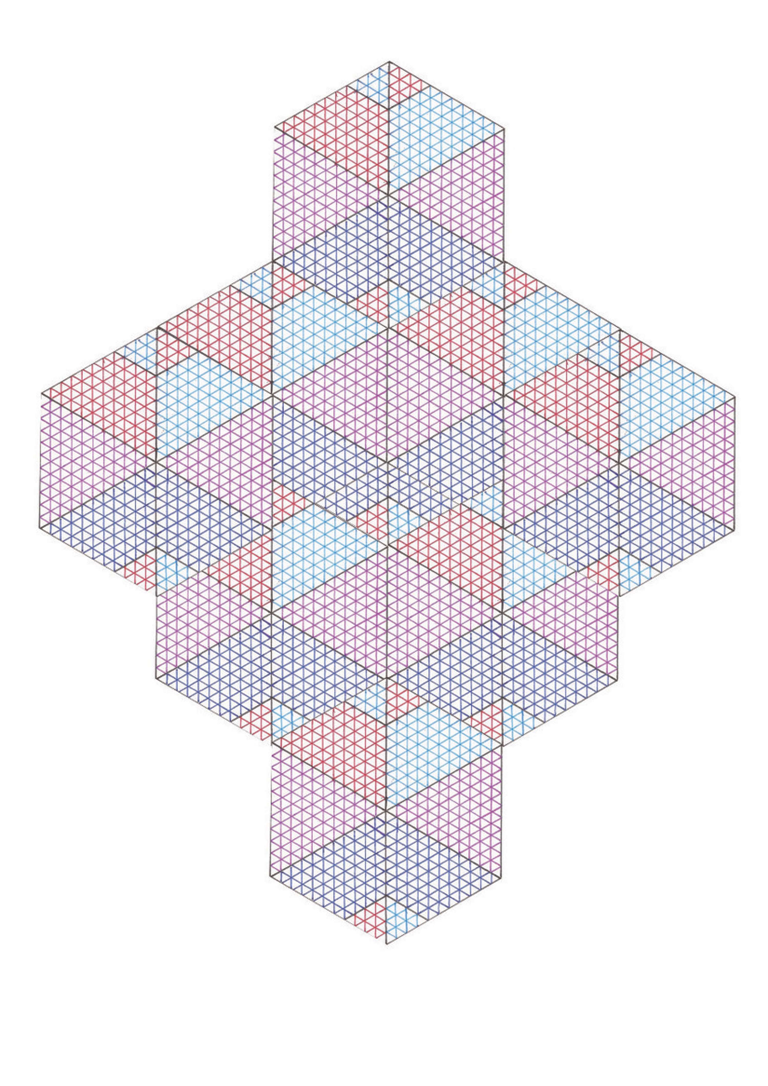 Isometric edits series. by Philippa Sowerby
