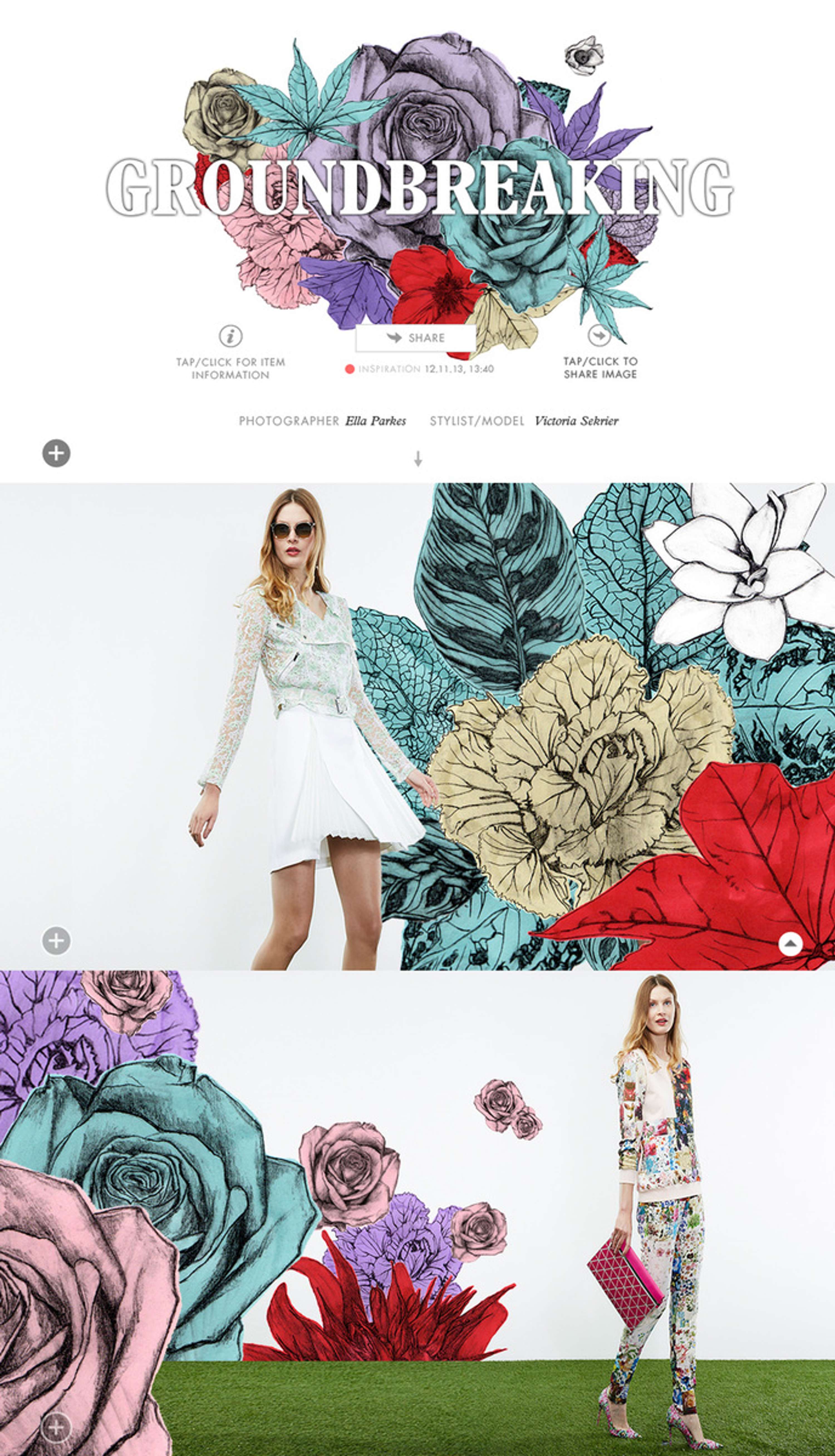 Website re-design for Harvey Nichols by Steven Postlethwaite