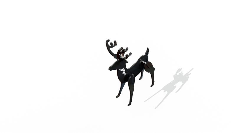 Ravensbourne 3D Christmas Card by Nathan Elliott