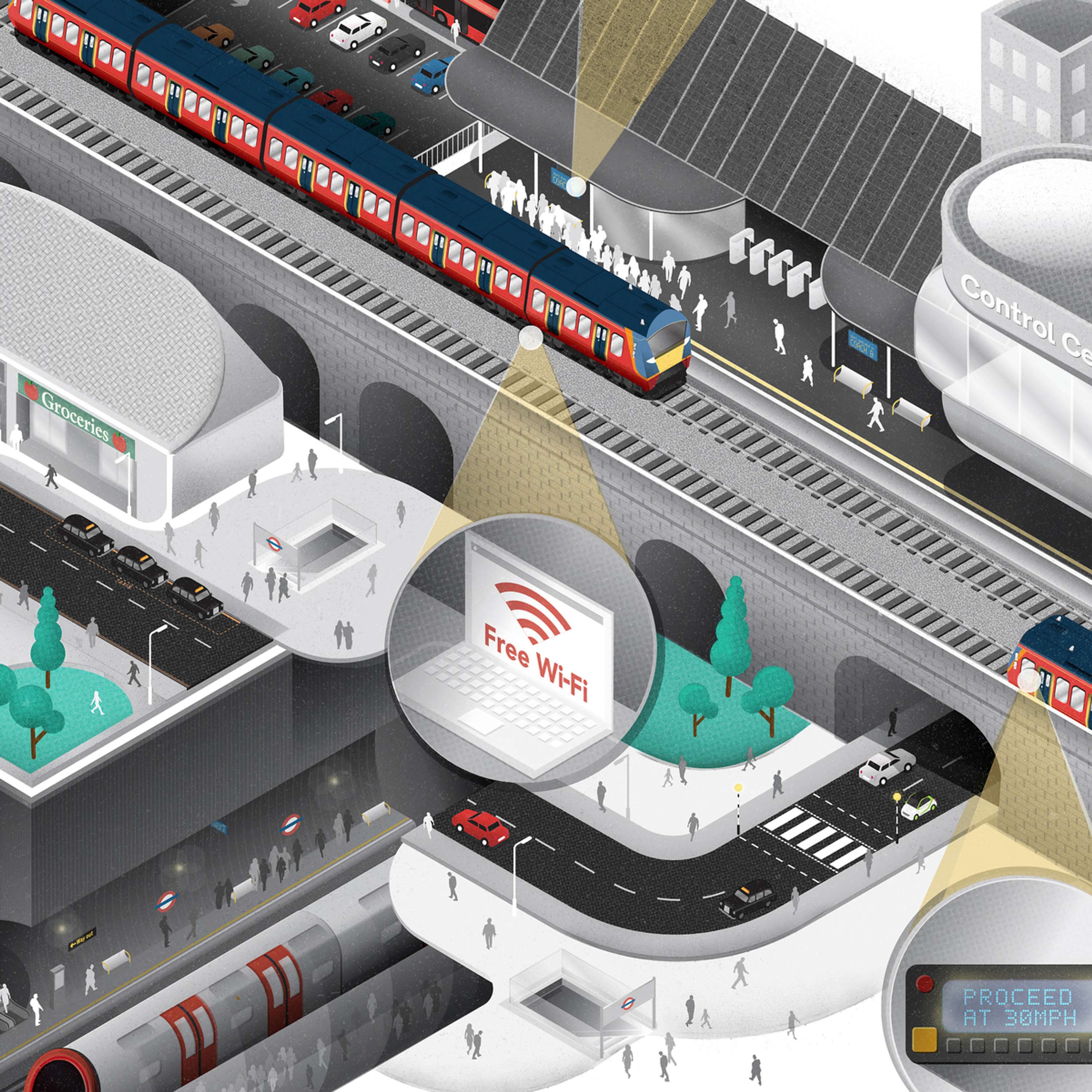 Tomorrow's railways, today by Dan Bright