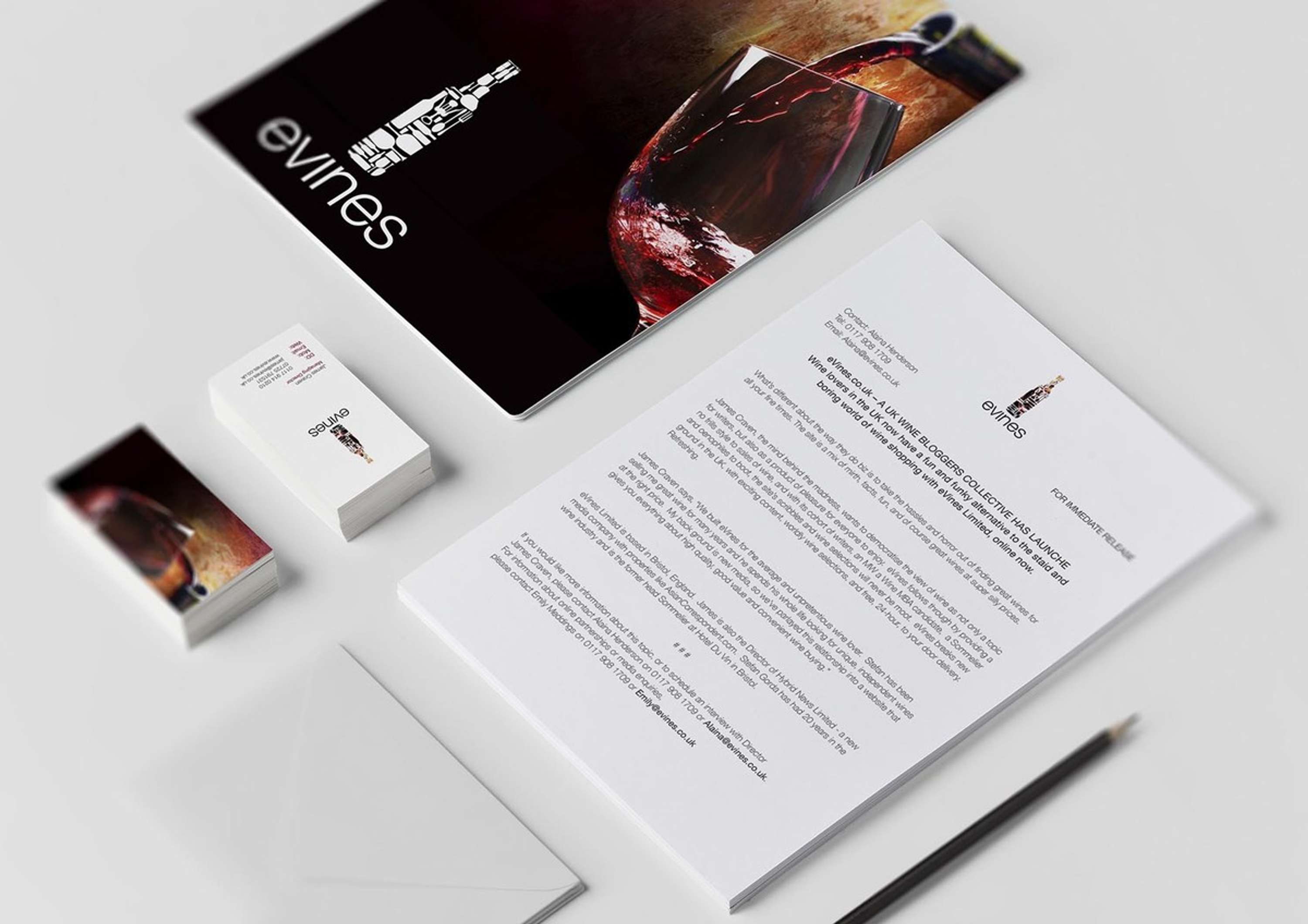 Evines Brand Development by Fusion Design & Create Ltd