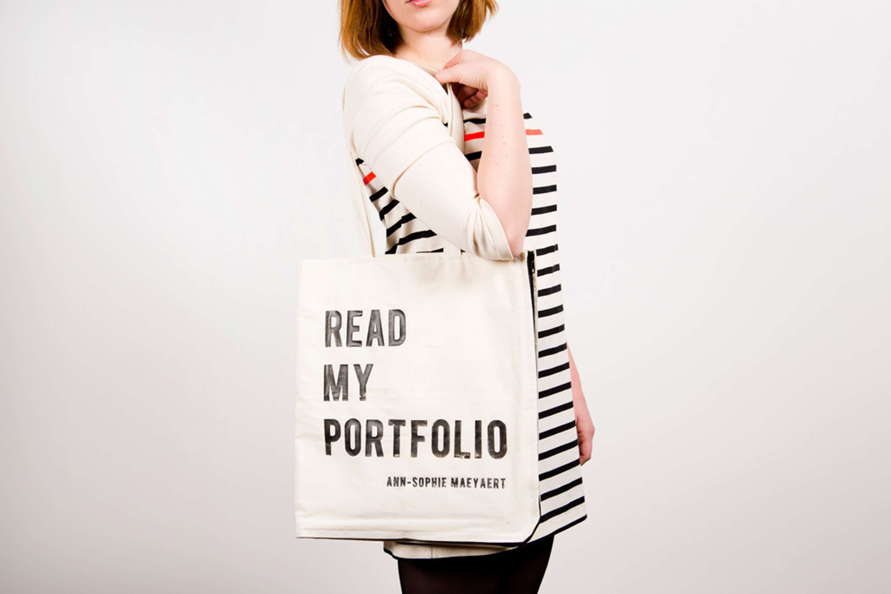 Read My Portfolio Bag by Ann-Sophie Maeyaert
