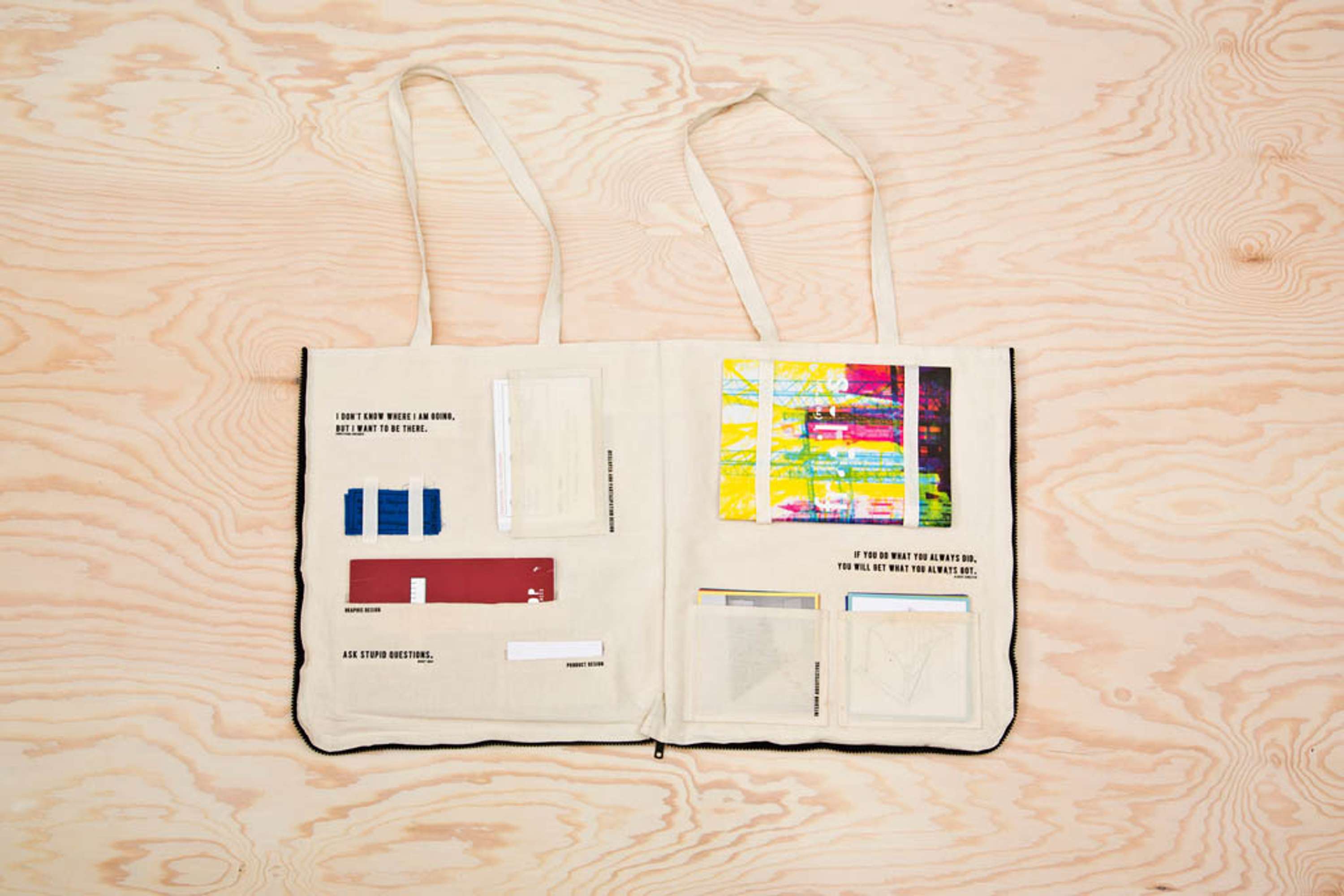 Read My Portfolio Bag by Ann-Sophie Maeyaert