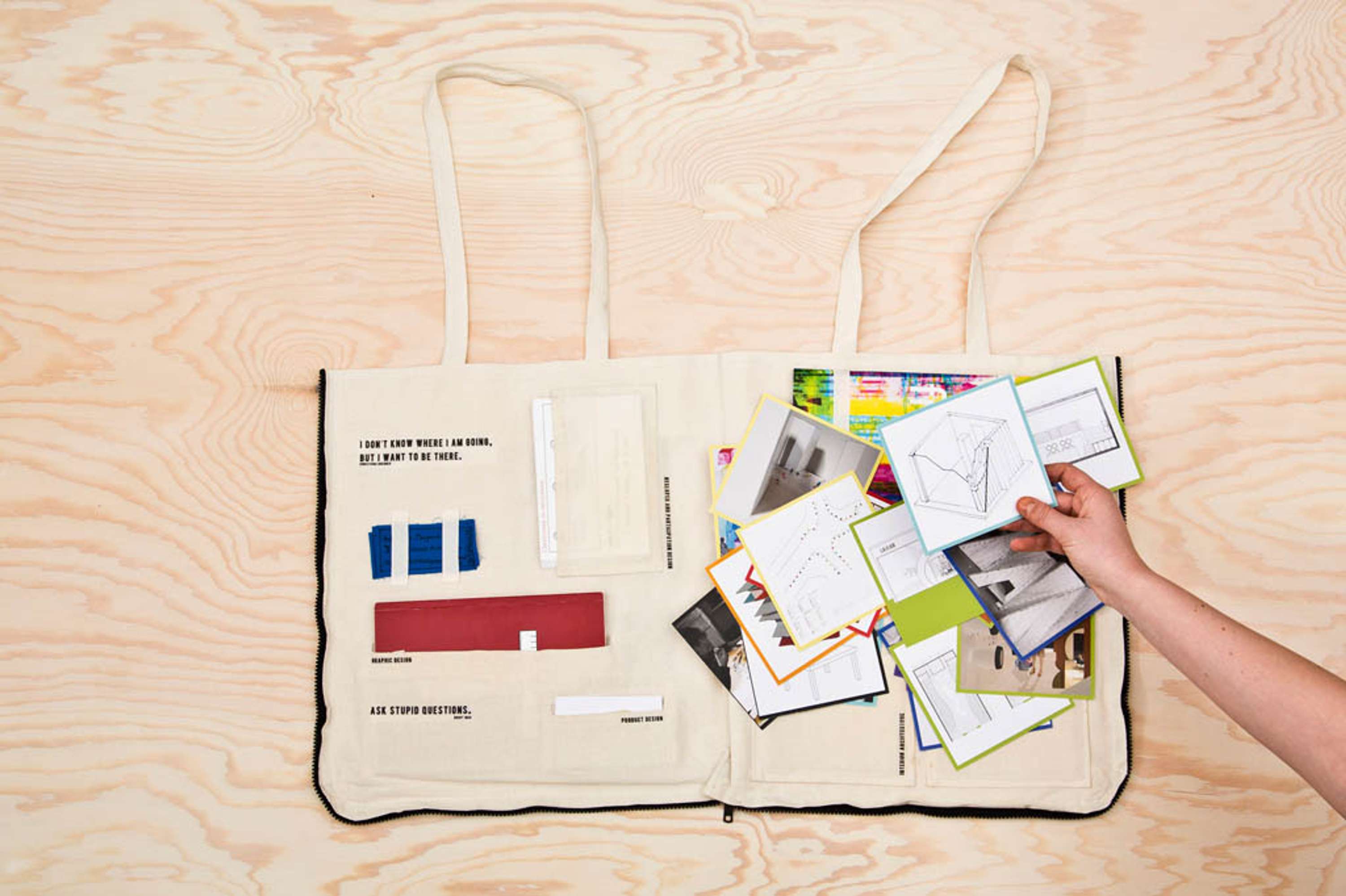 Read My Portfolio Bag by Ann-Sophie Maeyaert
