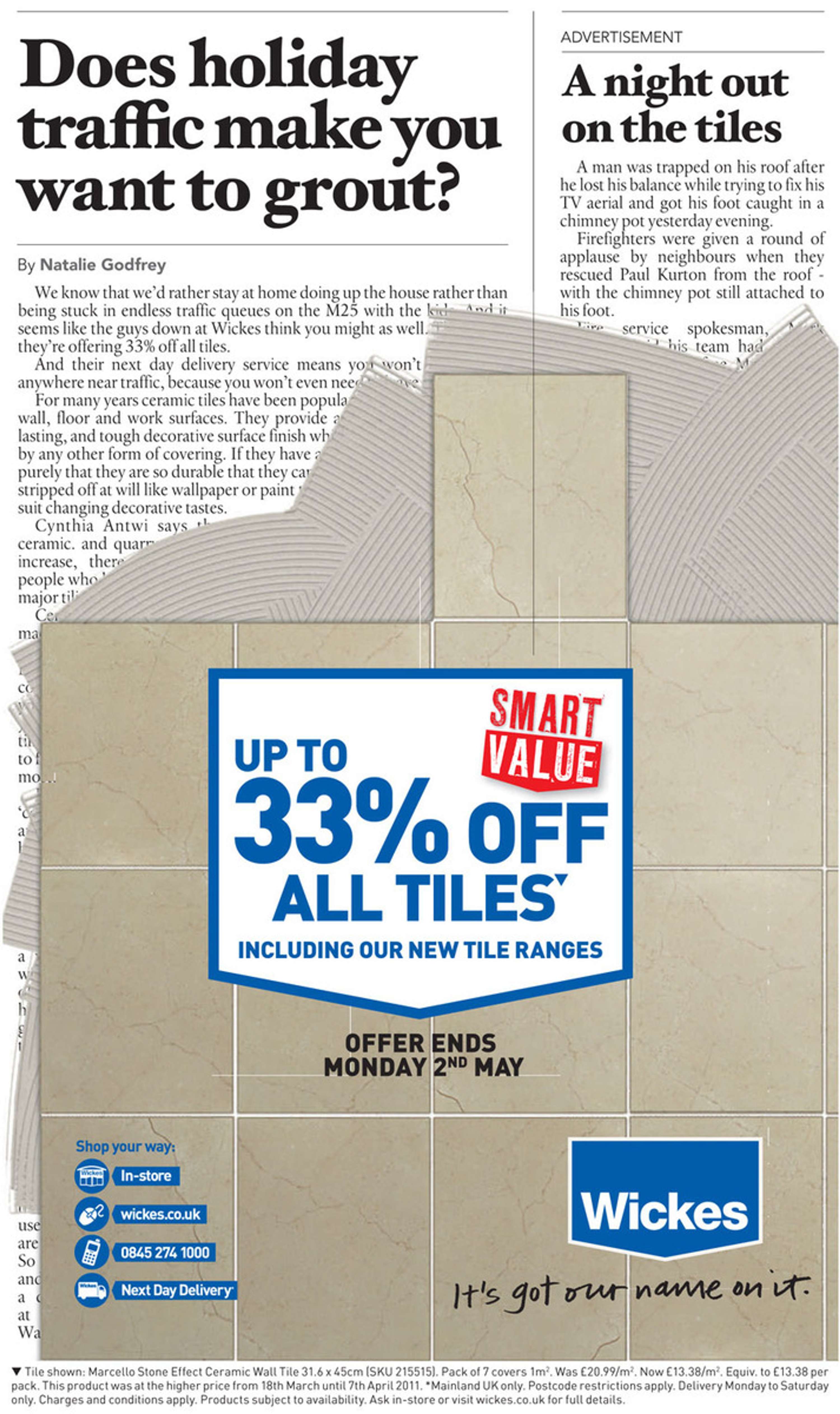 WICKES - IT'S GOT OUR NAME ON IT by Natasha Freedman