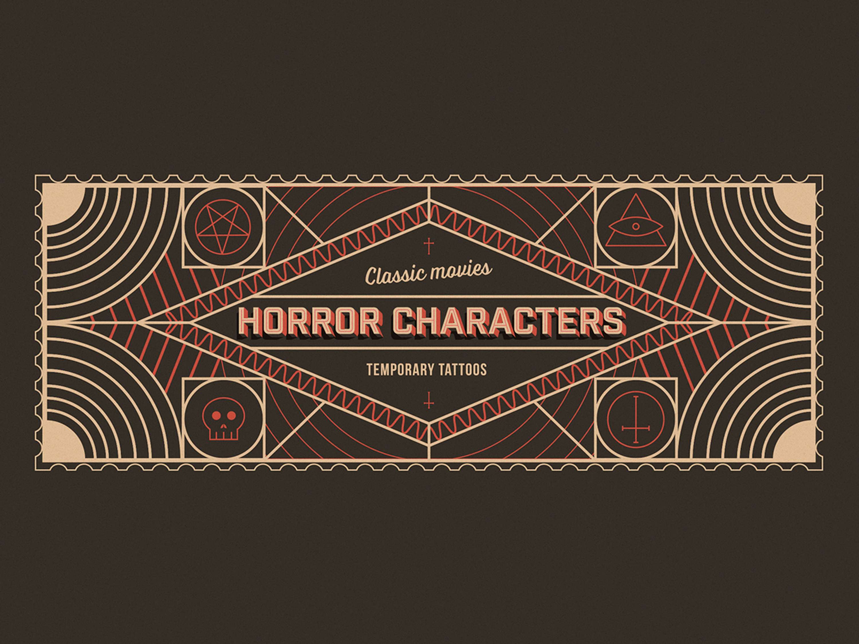 Horror characters by Miguel Sousa